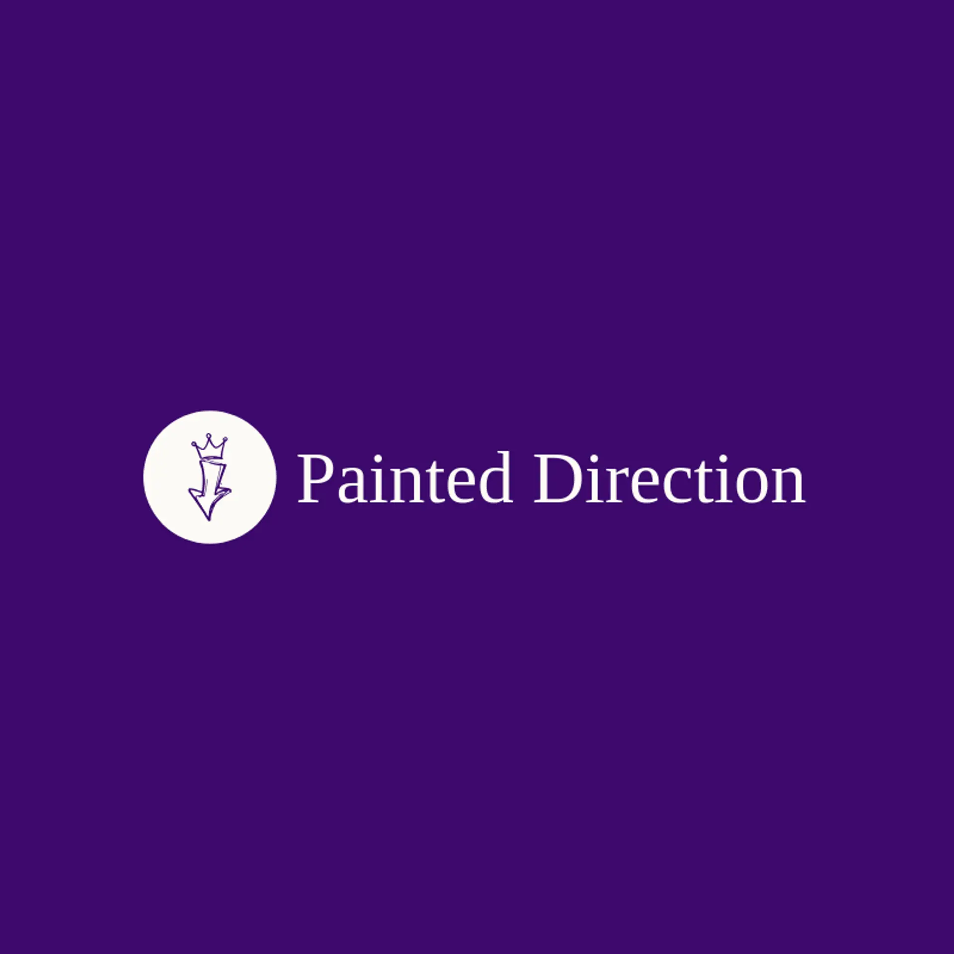 Painted Direction logo for hip hop