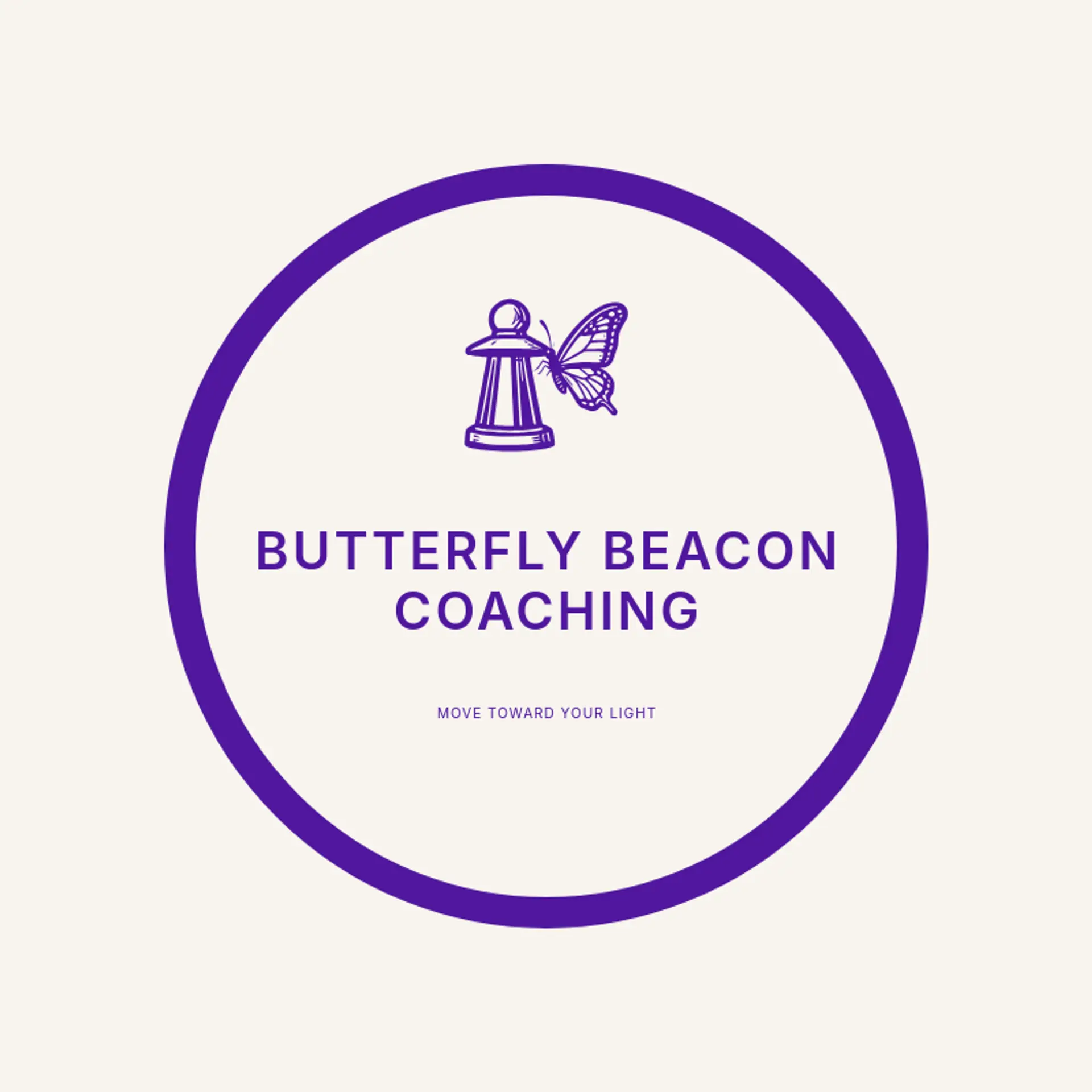 Butterfly Beacon Coaching logo for butterfly