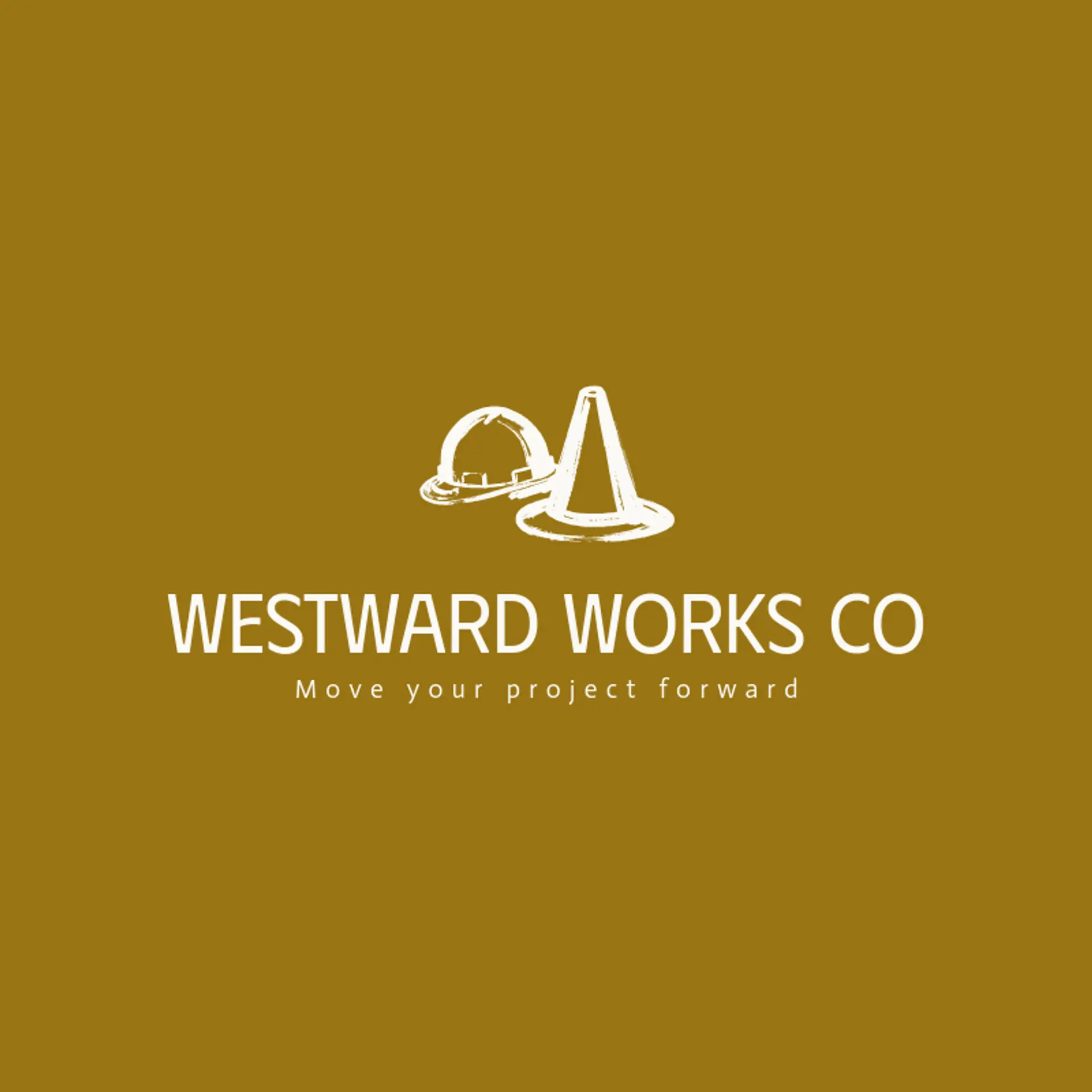 Westward Works Co logo for construction company