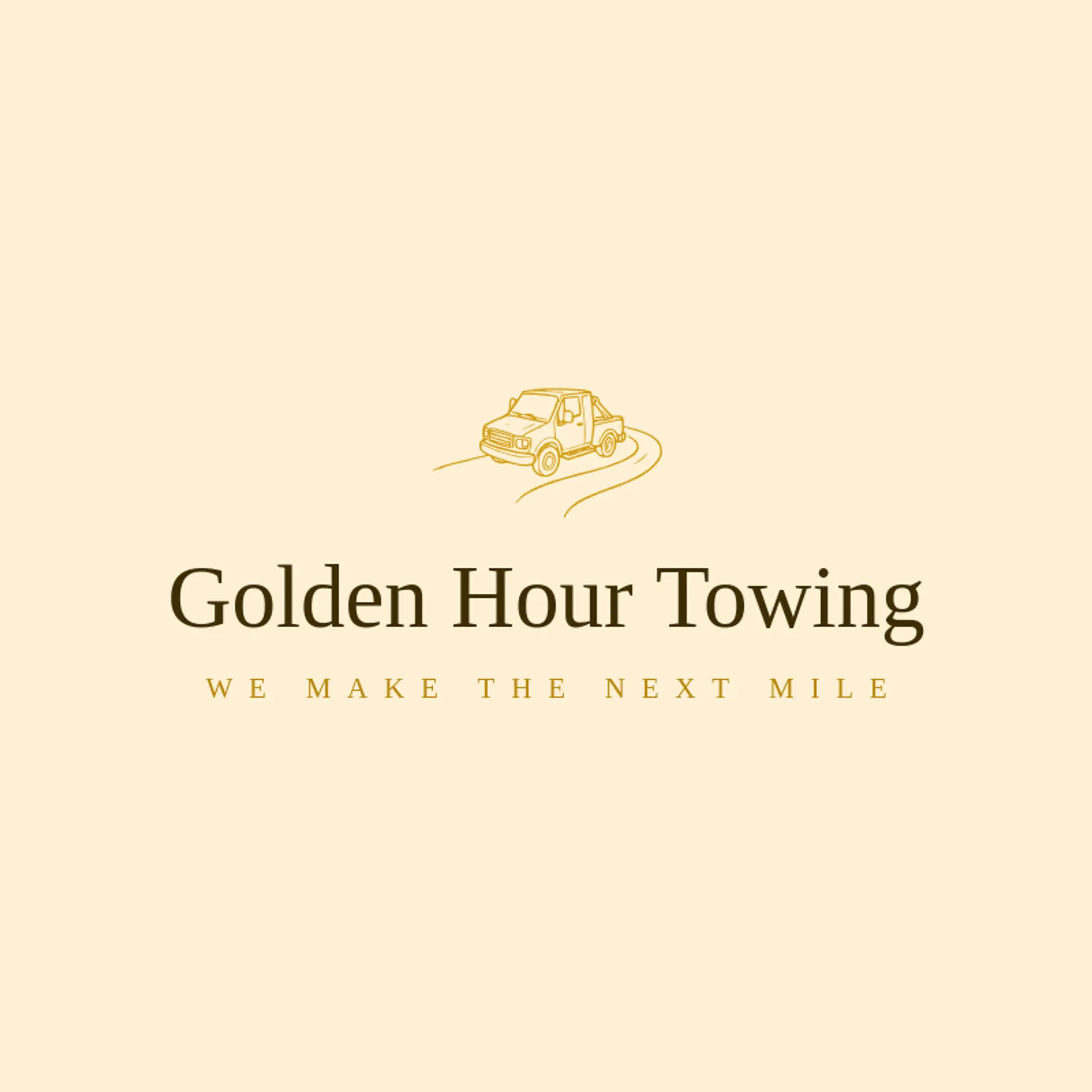 Golden Hour Towing logo for roadside assistance