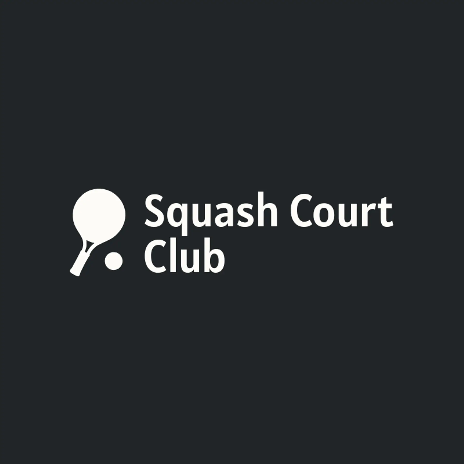 Squash Court Club logo for court
