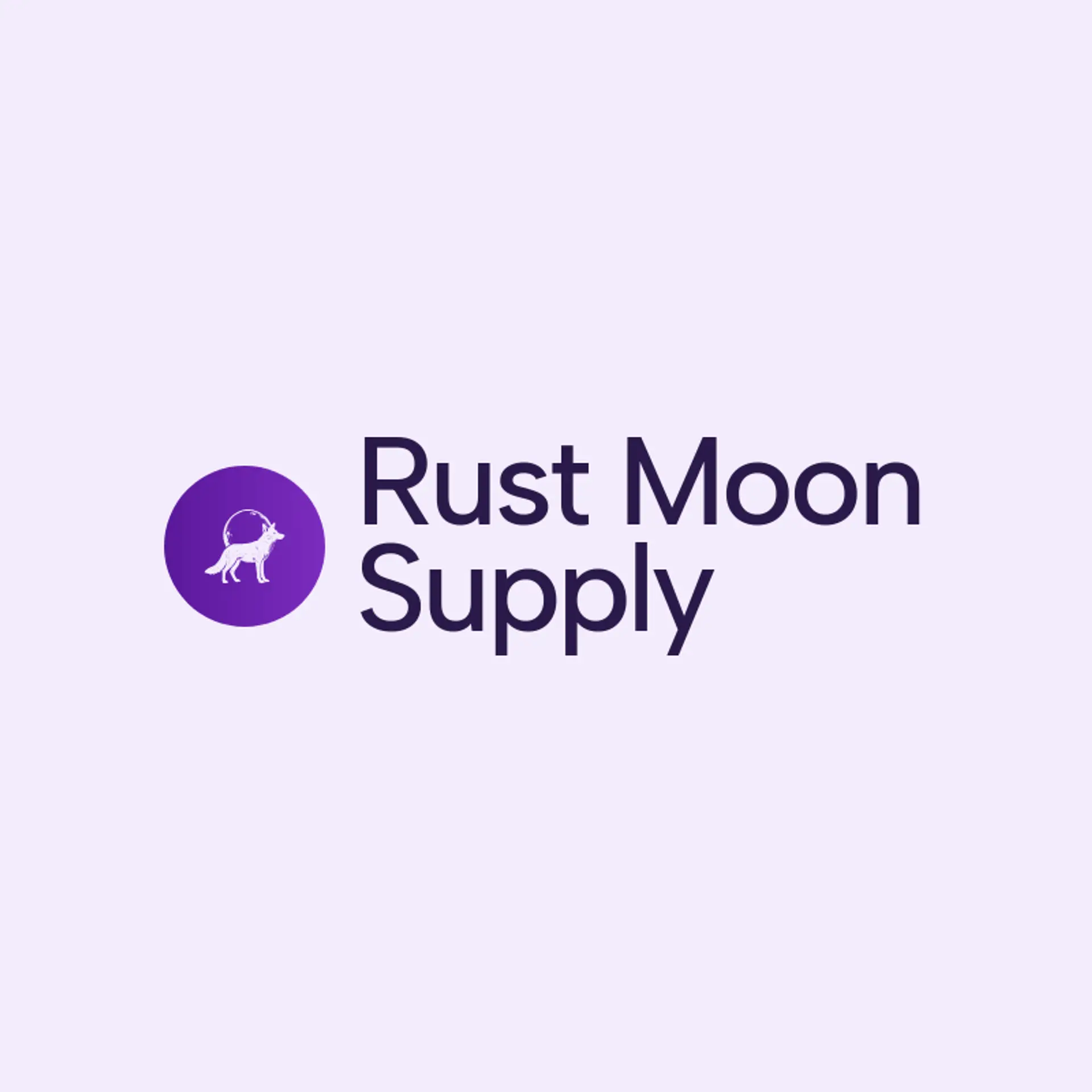Rust Moon Supply logo for coyote