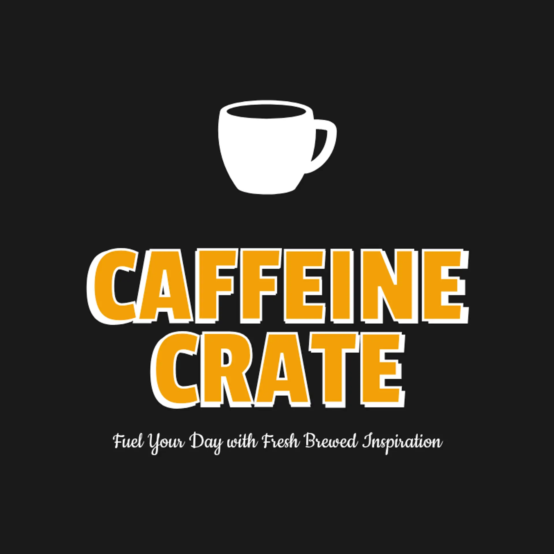 Caffeine Crate logo for cafe