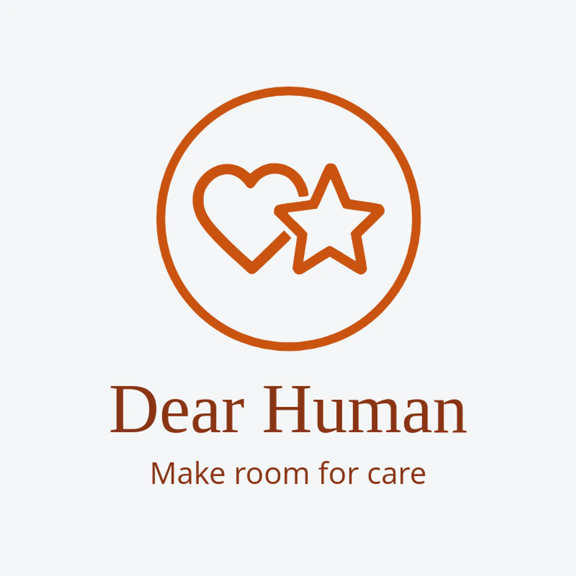 Dear Human logo for person