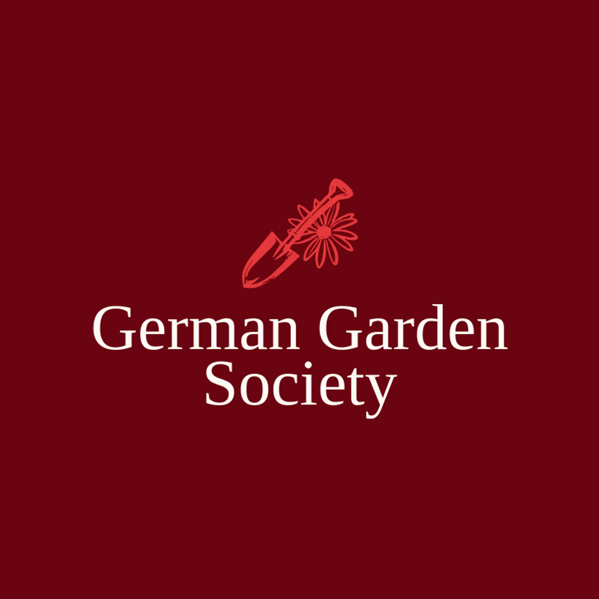 German Garden Society logo for german