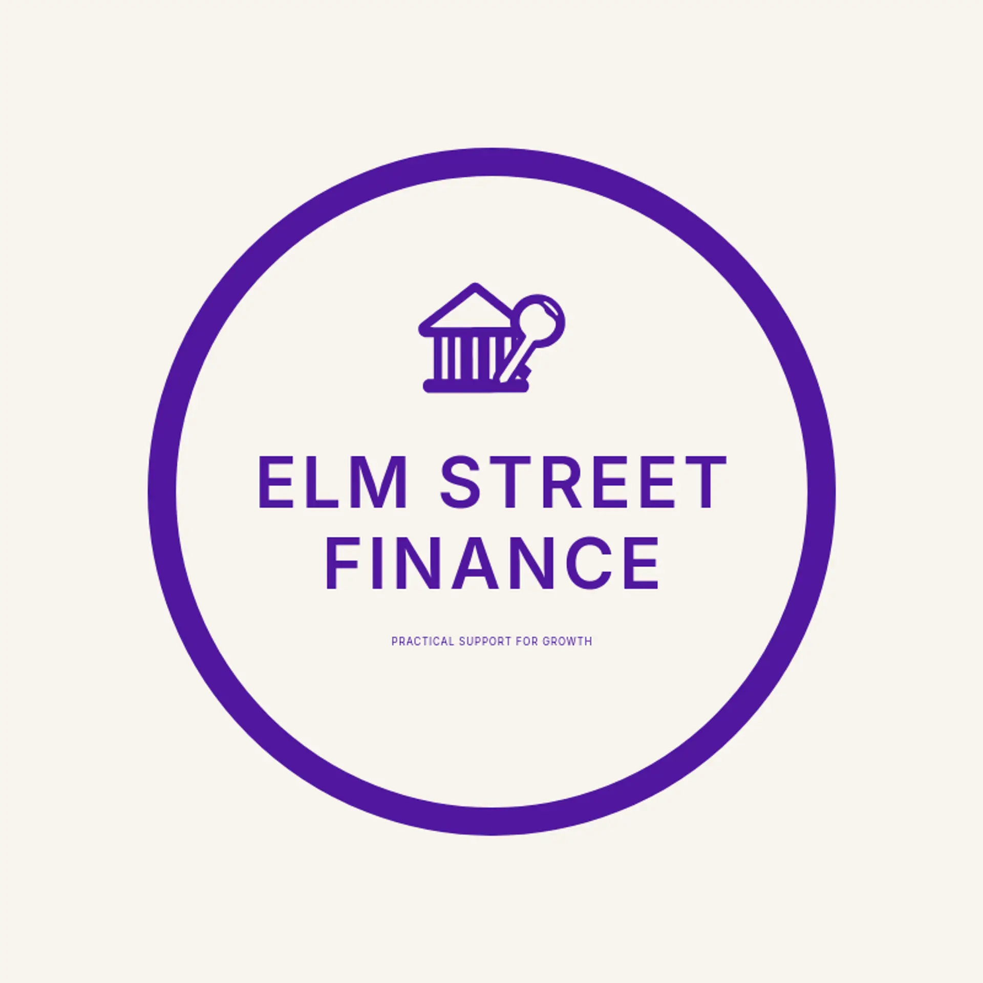 Elm Street Finance logo for bank