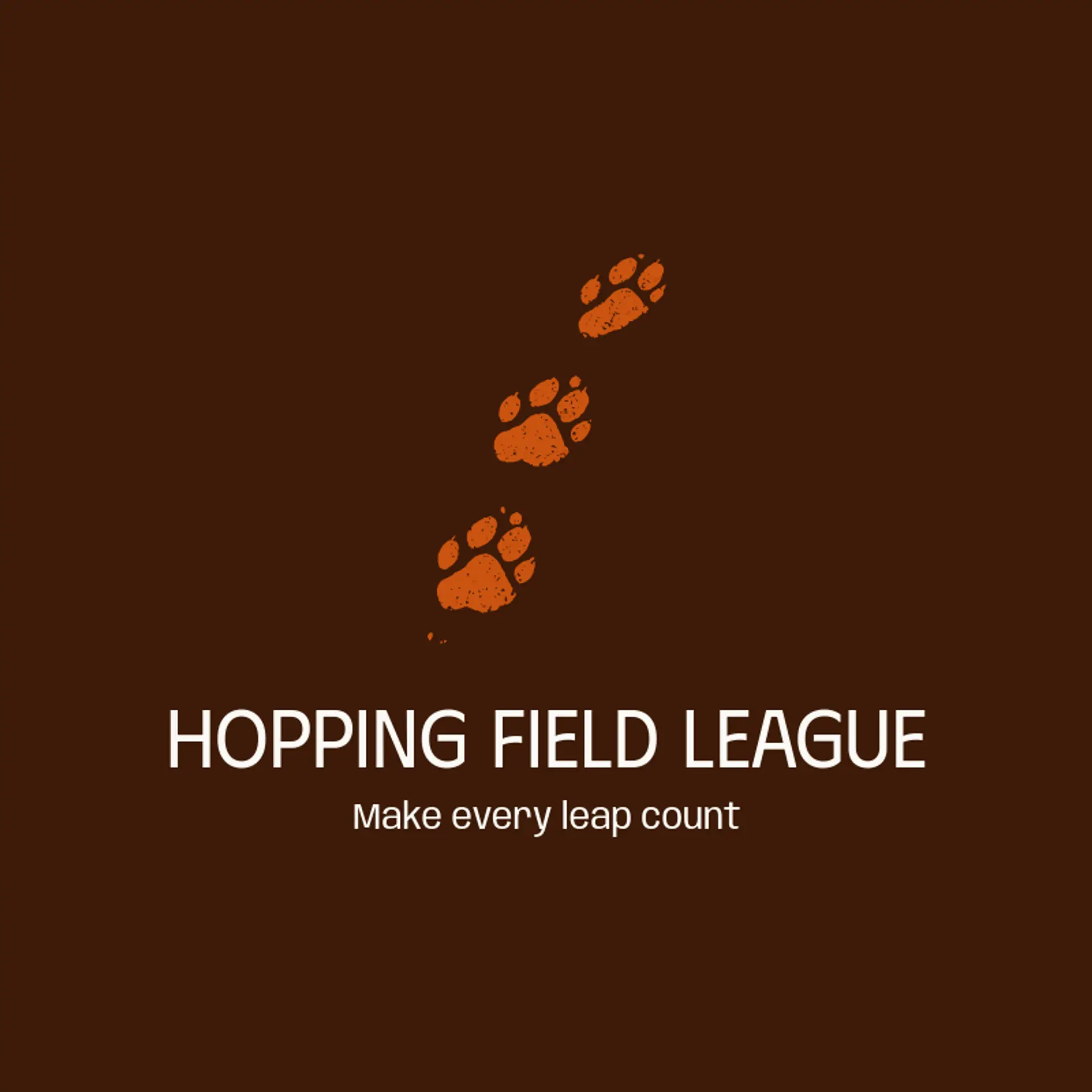 Hopping Field League logo for rabbit