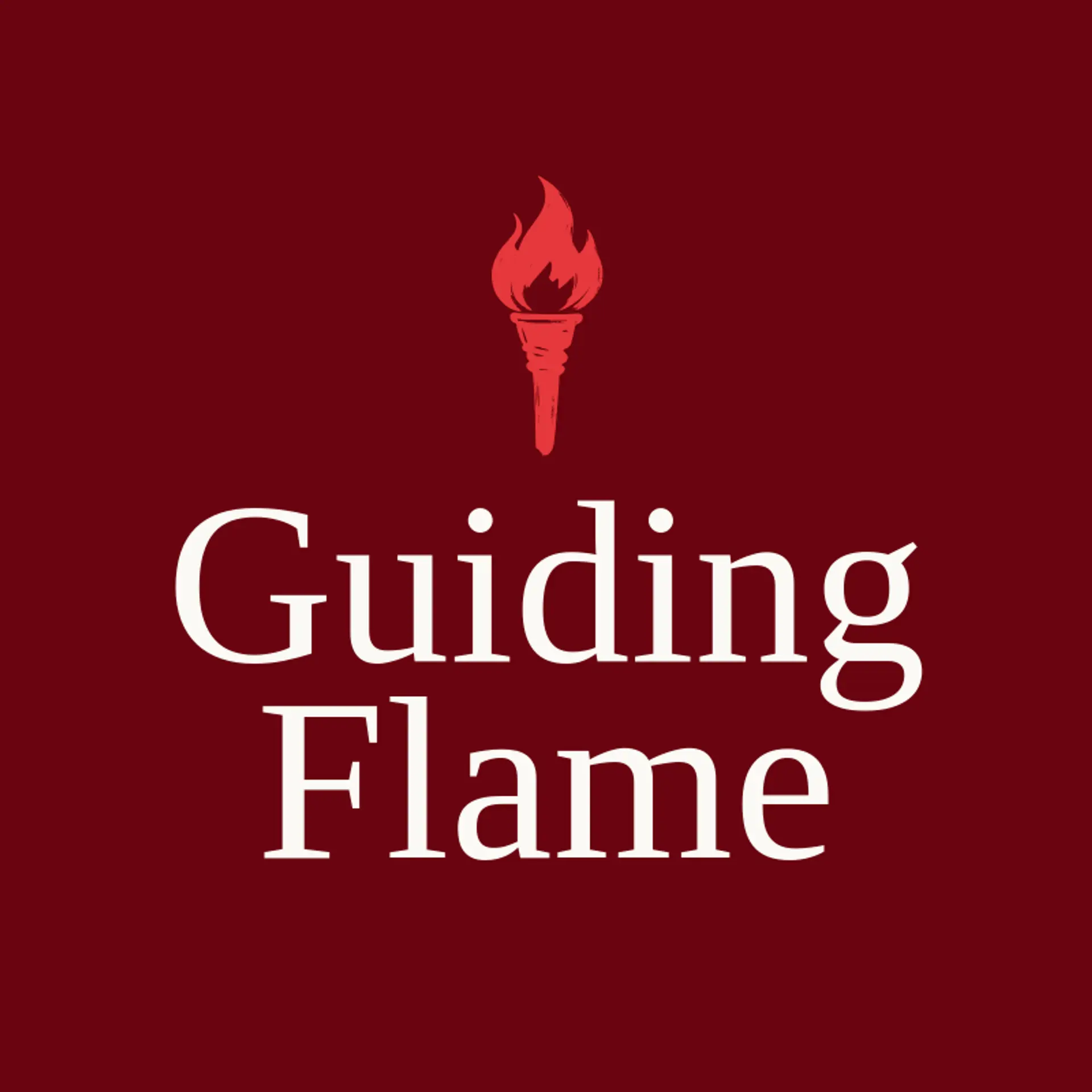 Guiding Flame logo for flame