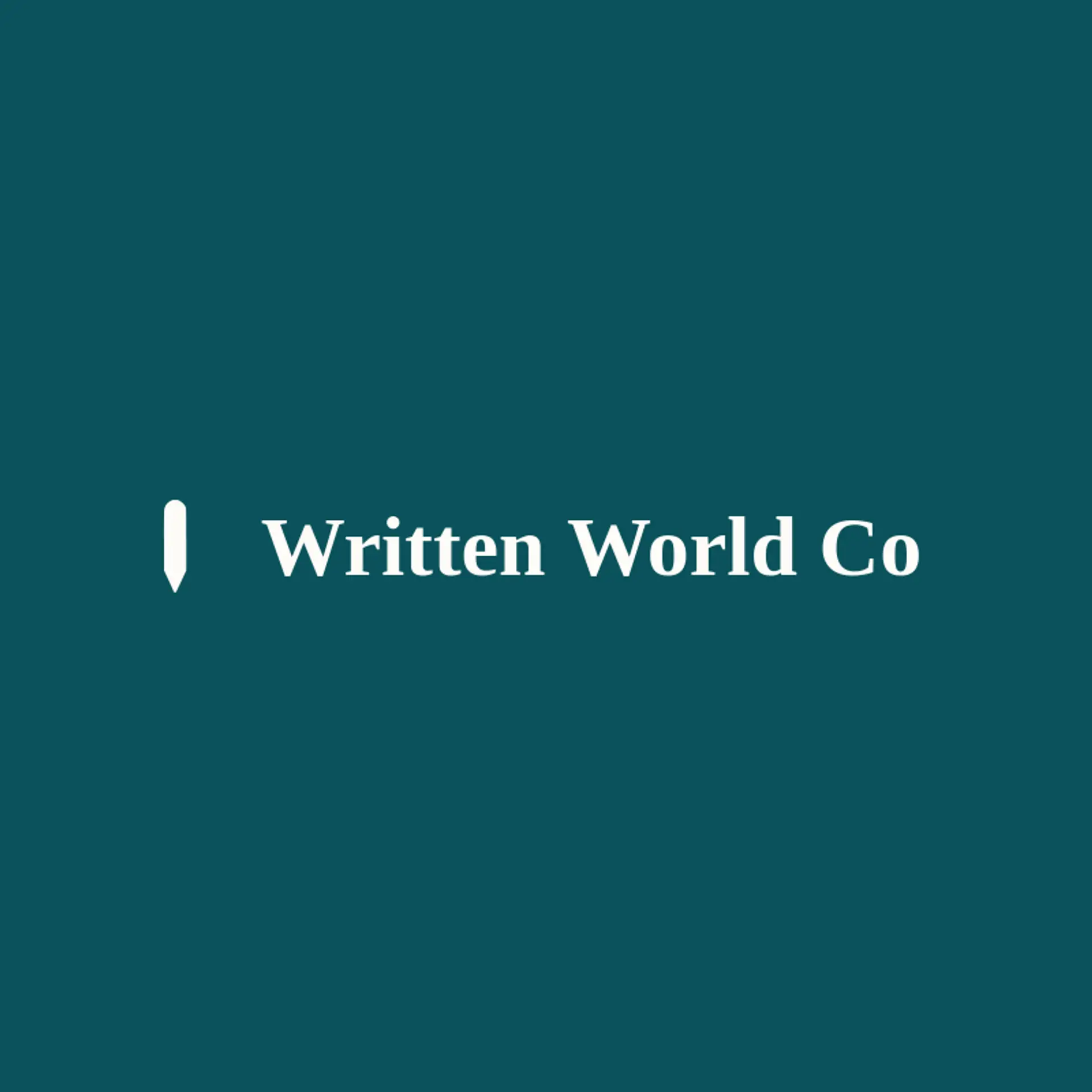 Written World Co logo for translation
