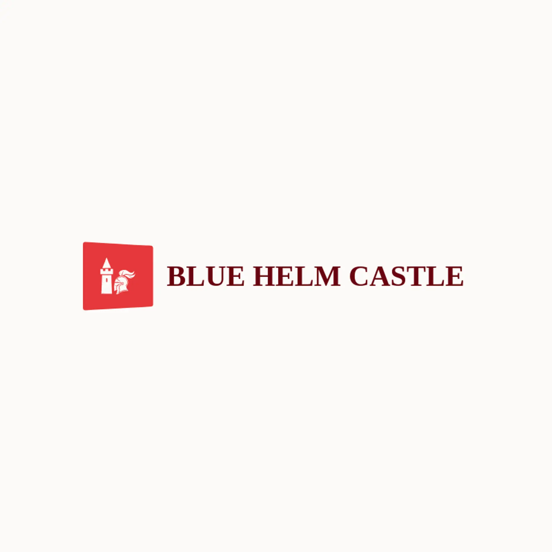 Blue Helm Castle logo for castle