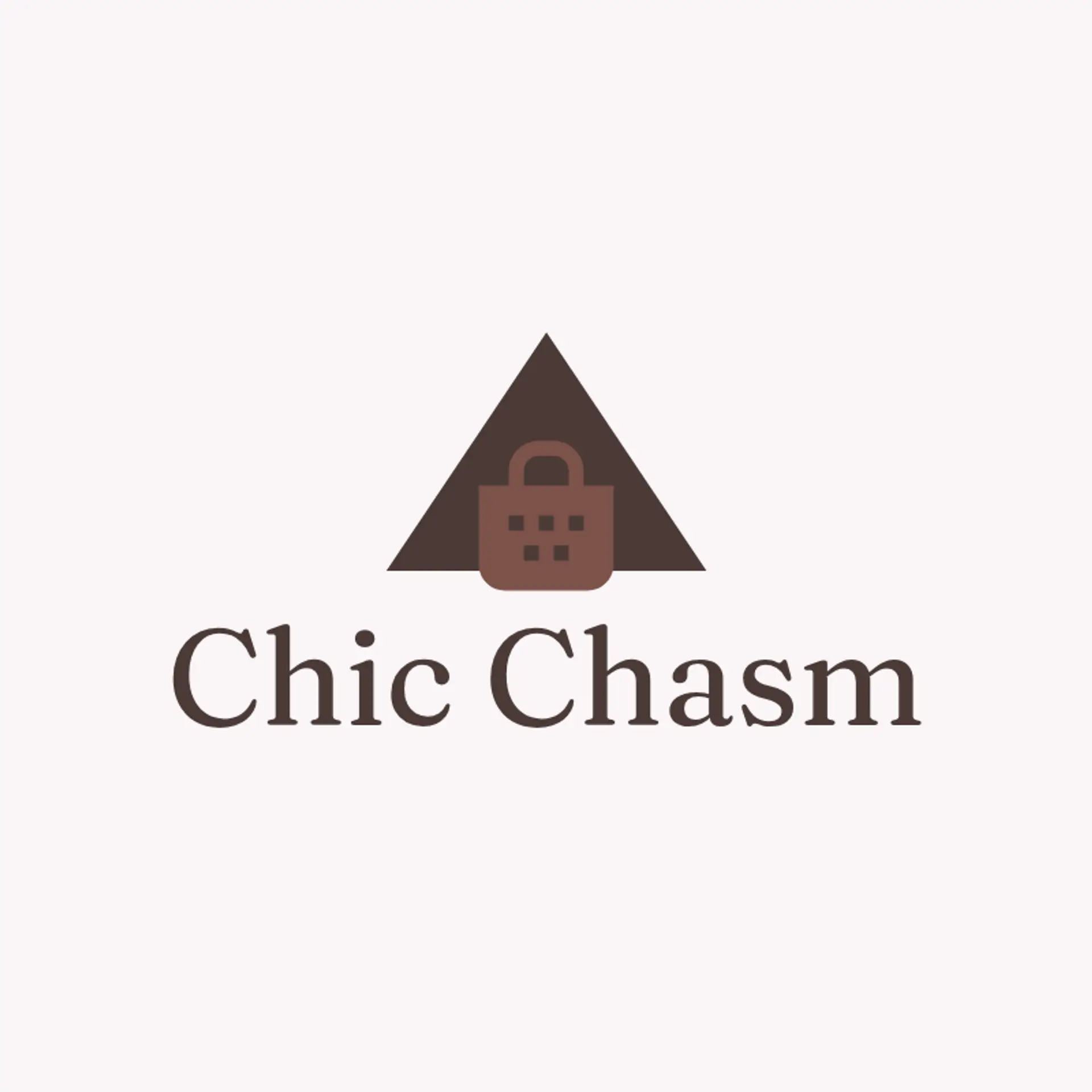 Chic Chasm logo for fashion designer