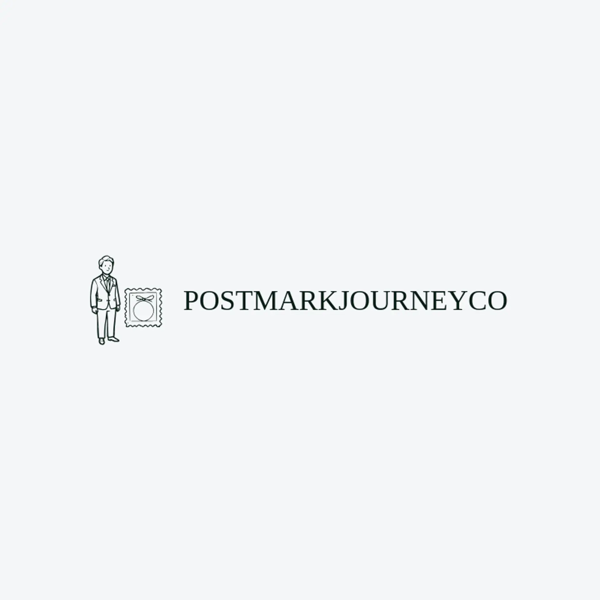 Postmark Journey Co logo for travel agent