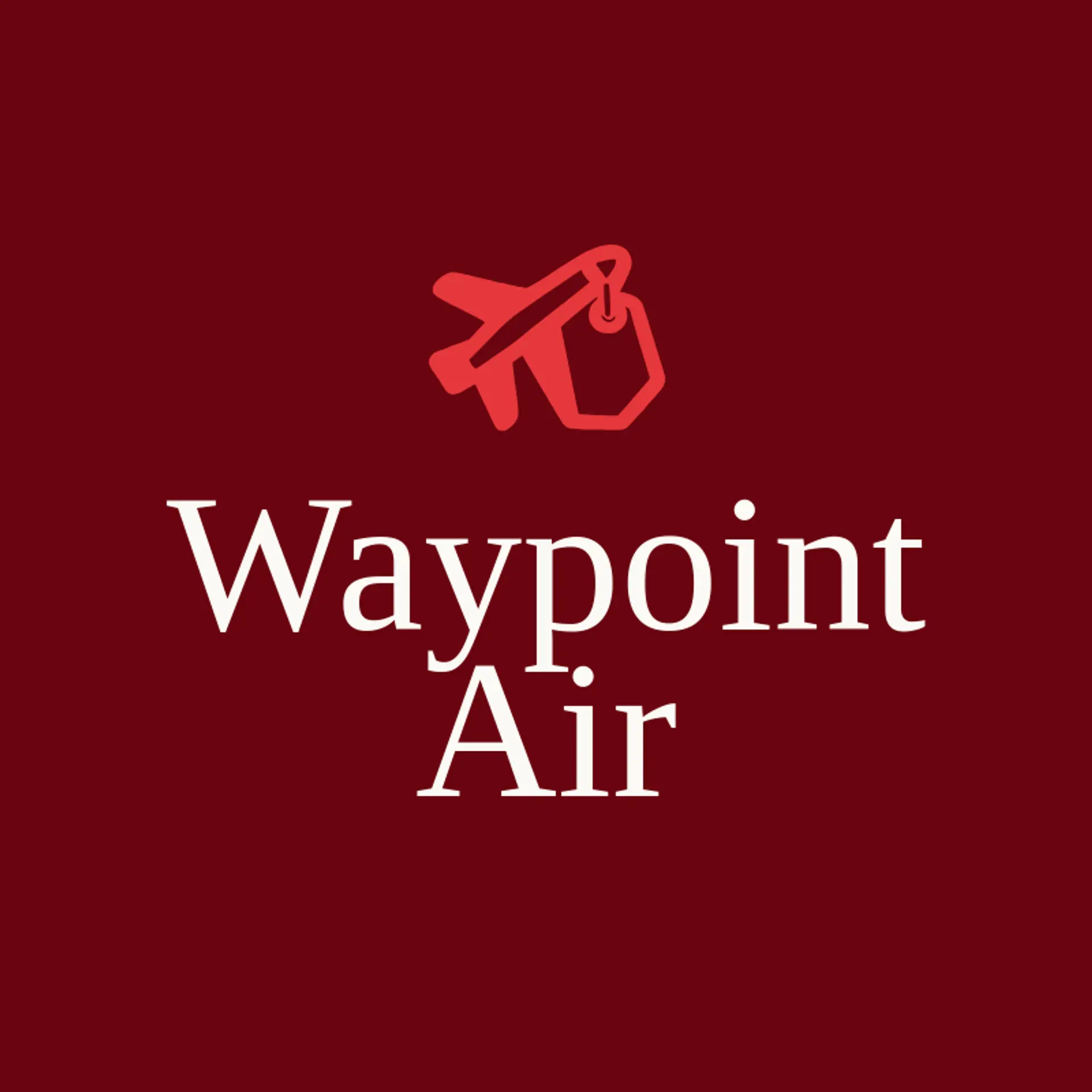 Waypoint Air logo for airport