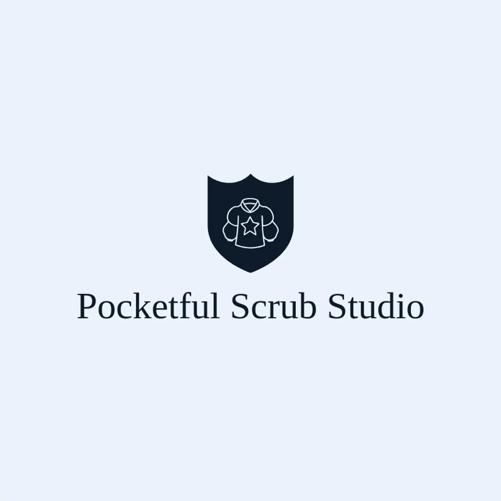 Pocketful Scrub Studio logo for scrub