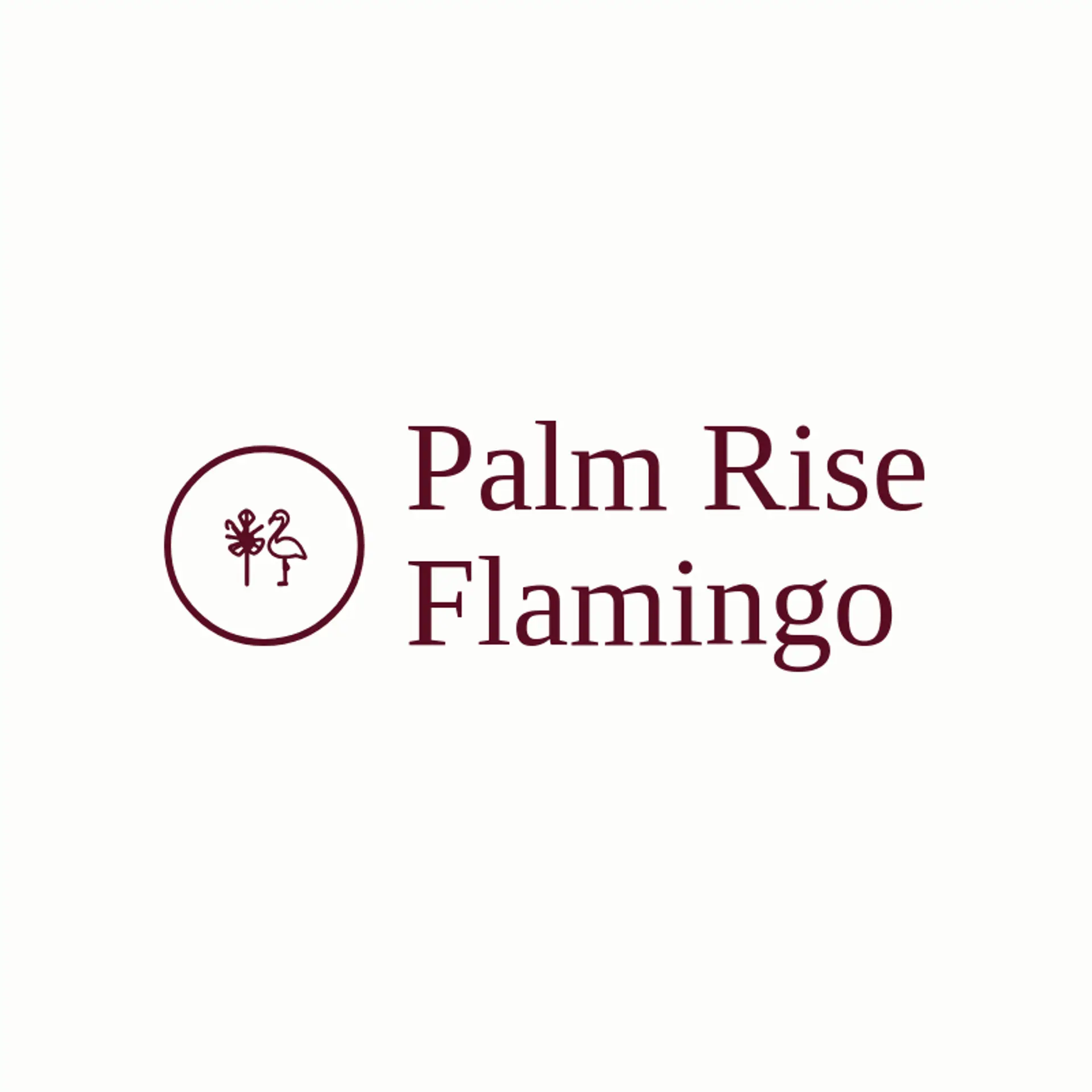 Palm Rise Flamingo logo for flamingo