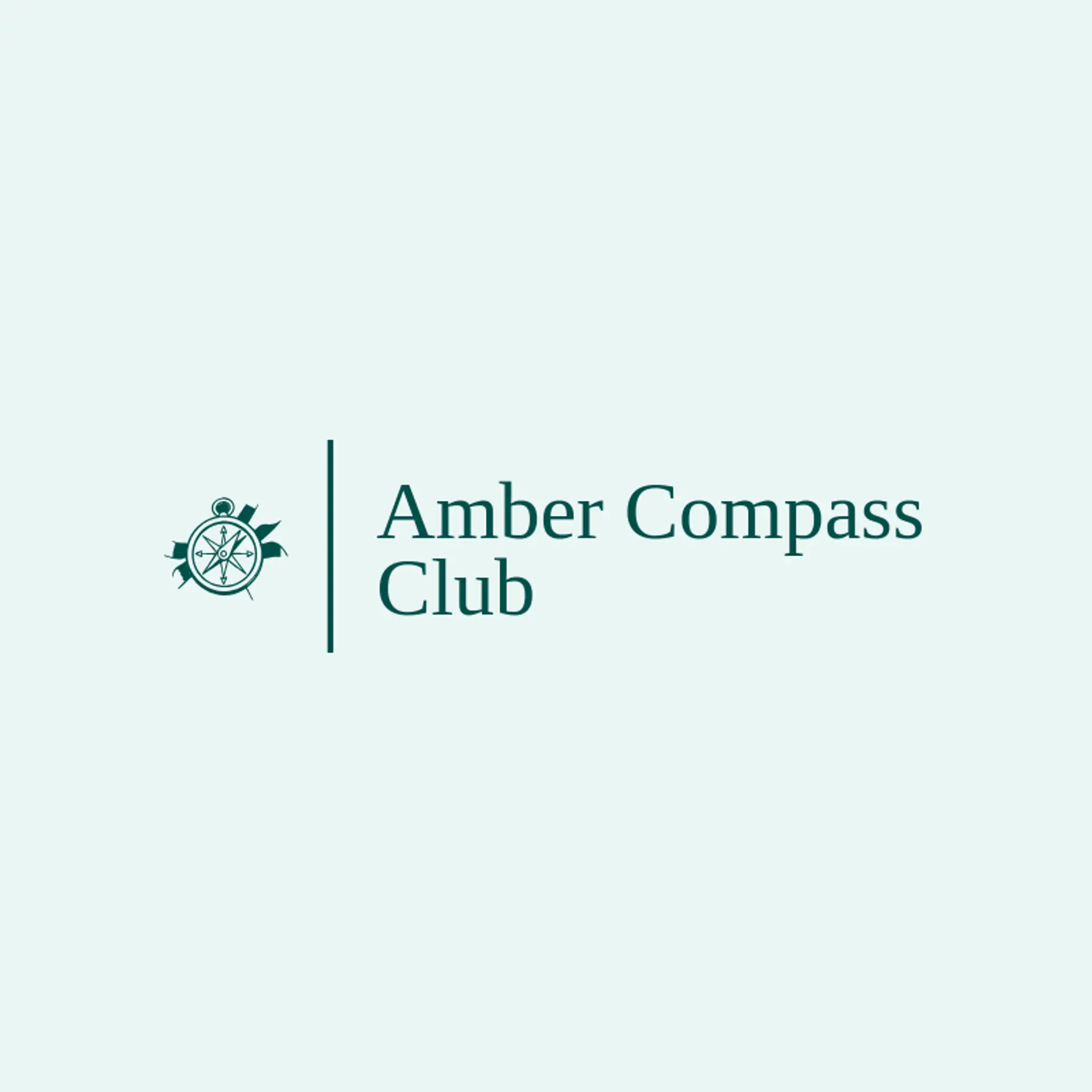 Amber Compass Club logo for sunset