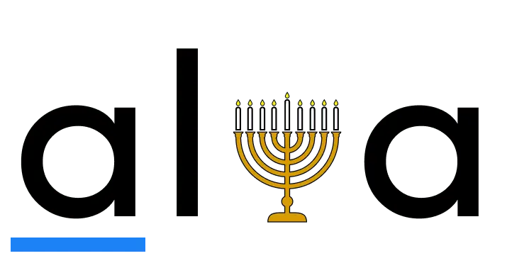 Hanukkah Themed Logo Design