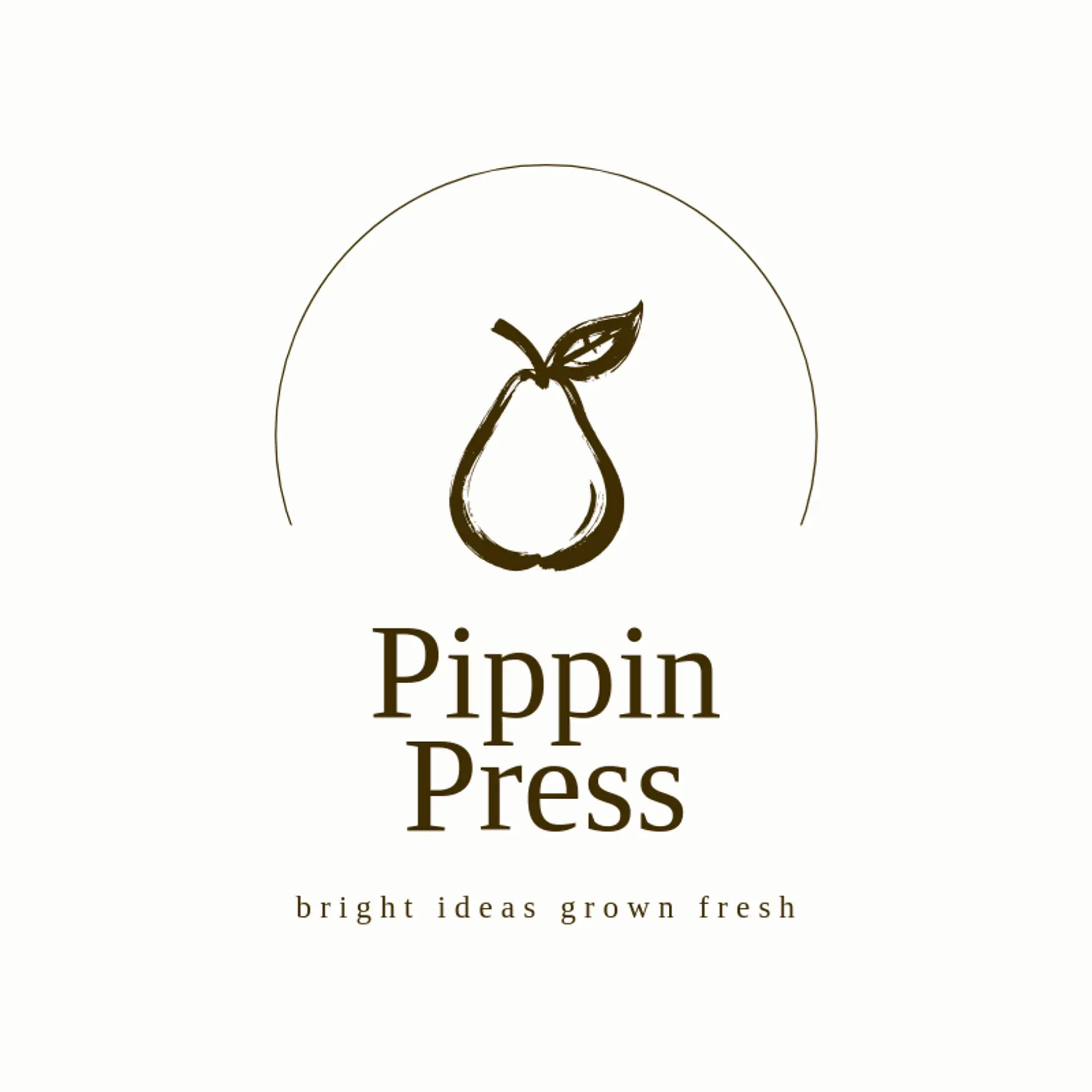Pippin Press logo for pear