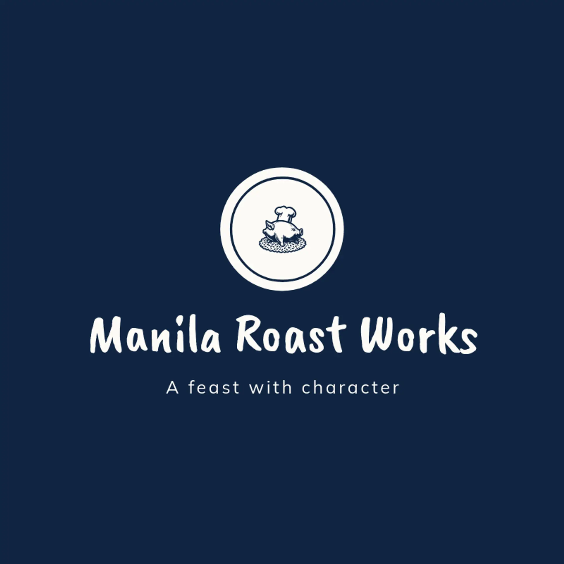 Manila Roast Works logo for lechon