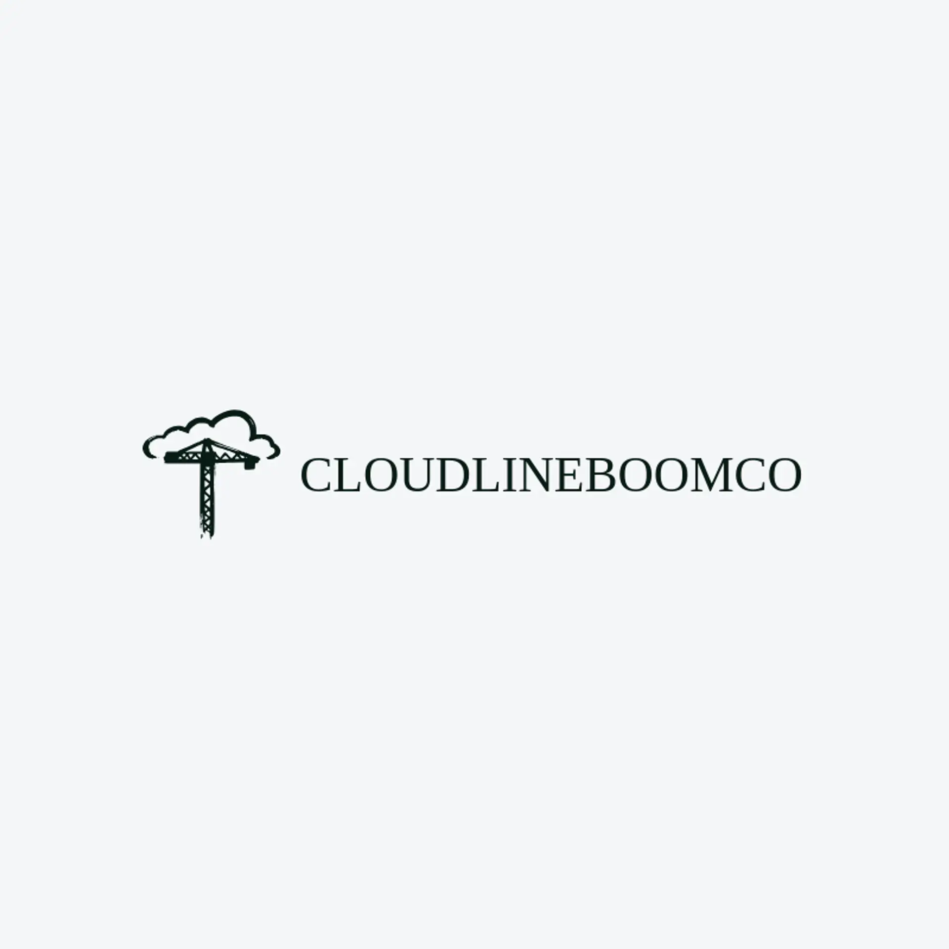 Cloudline Boom Co logo for crane