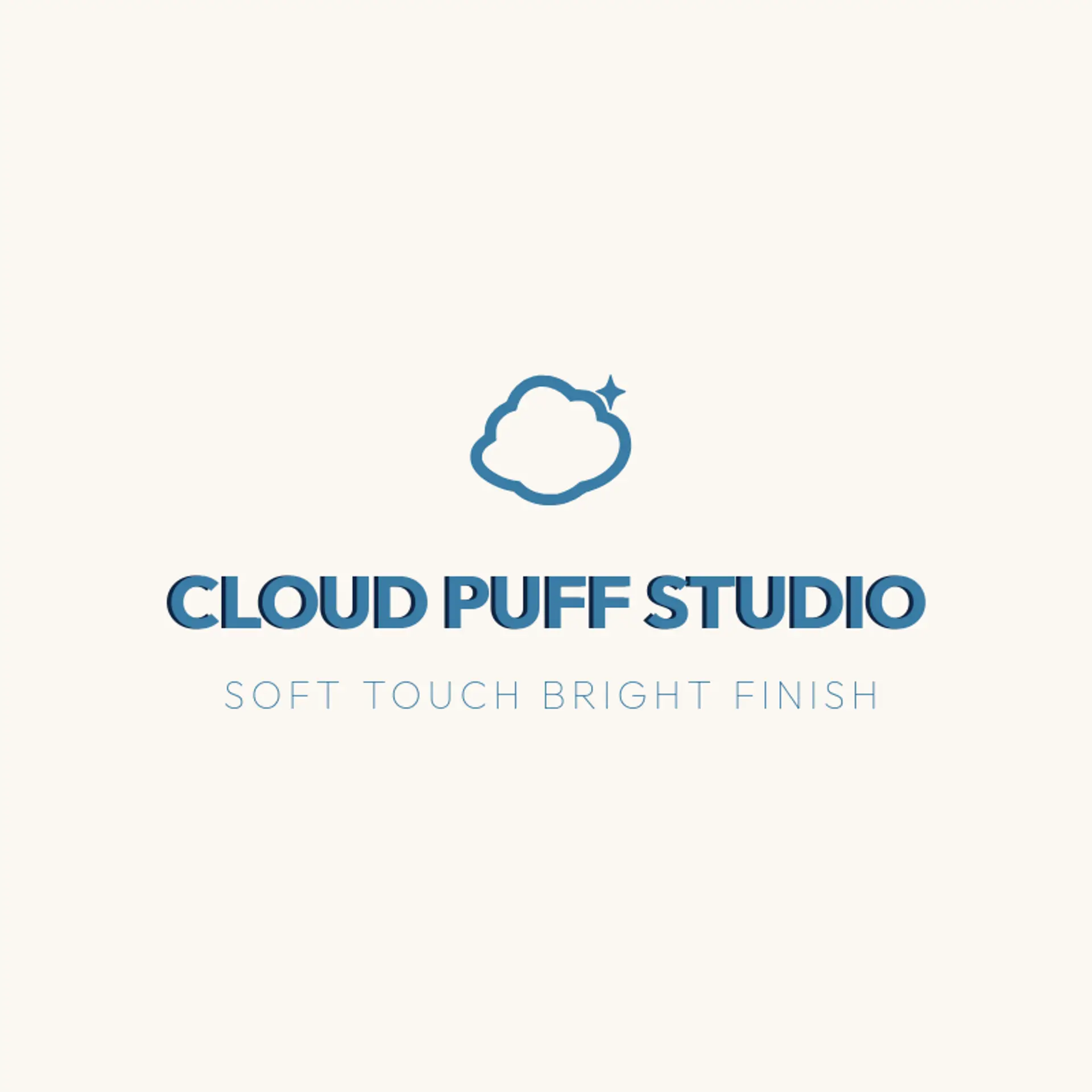 Cloud Puff Studio logo for makeup