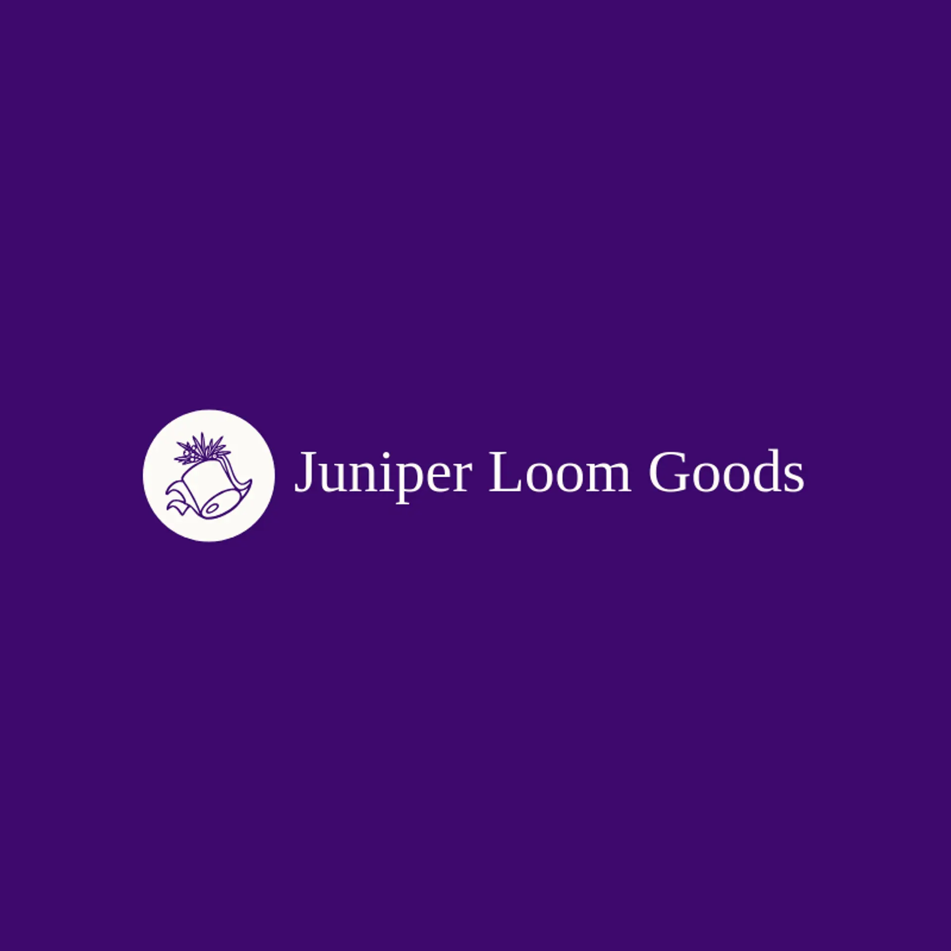 Juniper Loom Goods logo for fabric