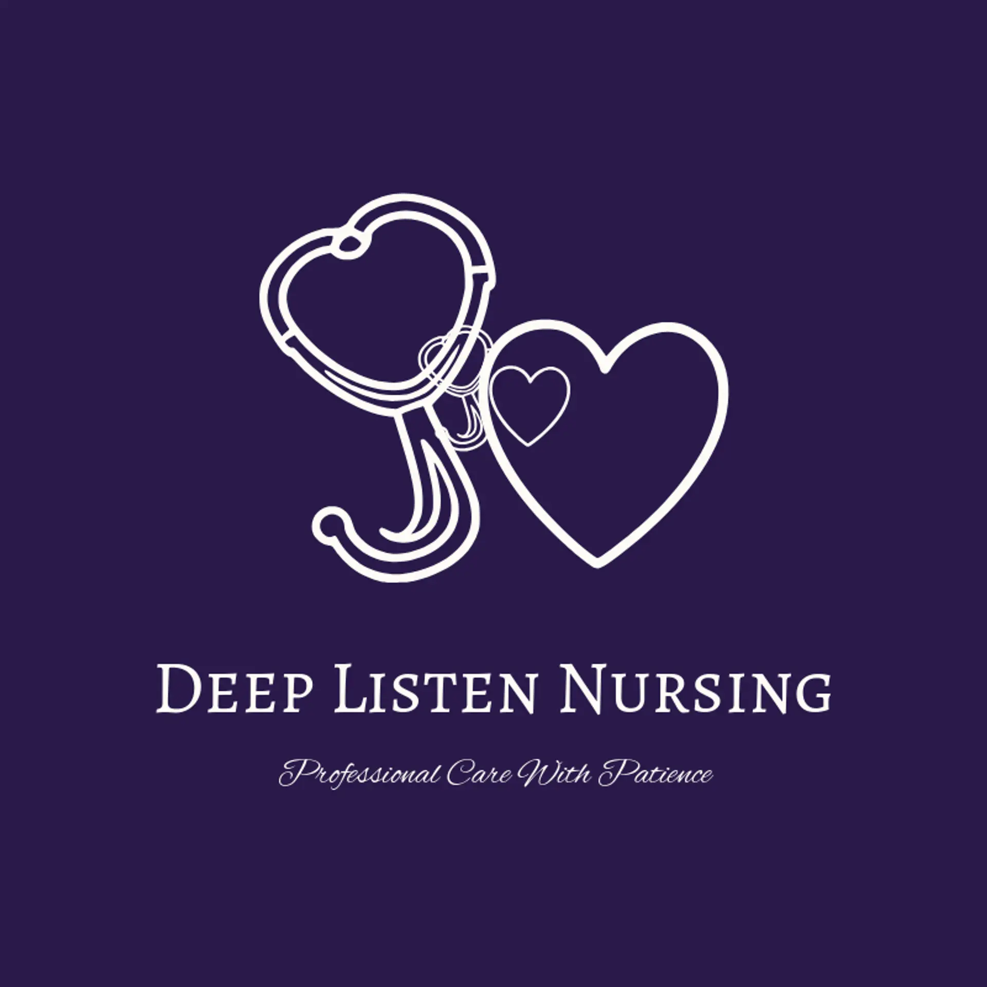 Deep Listen Nursing logo for nurse