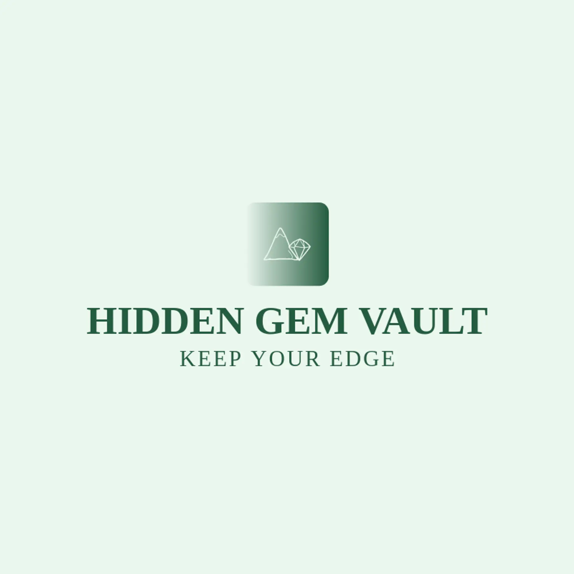 Hidden Gem Vault logo for vault