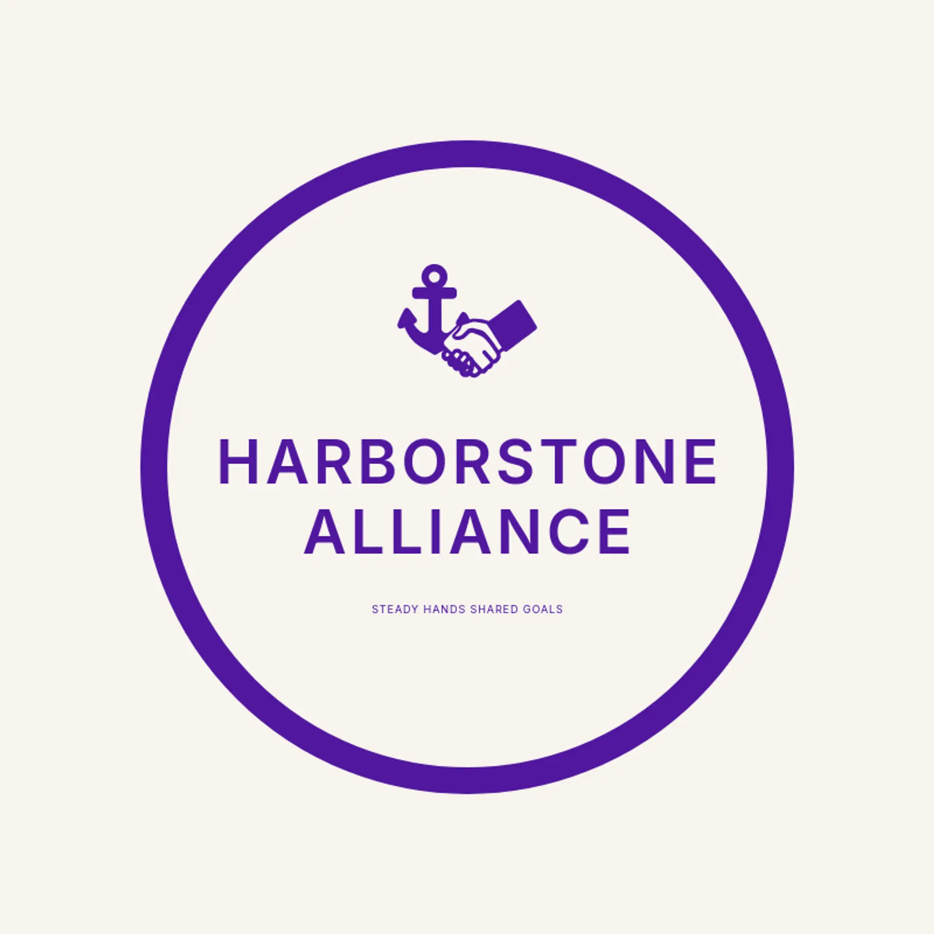 Harborstone Alliance logo for handshake