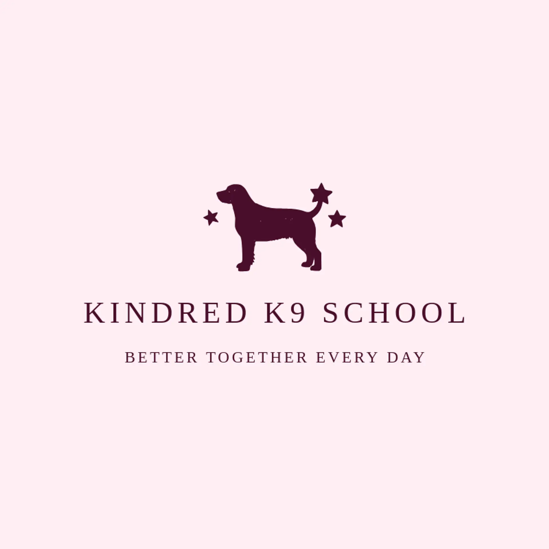 Kindred K9 School logo for dog training
