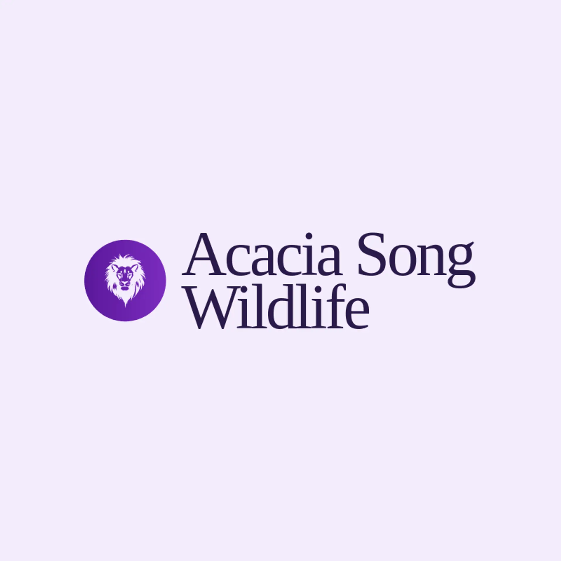 Acacia Song Wildlife logo for safari