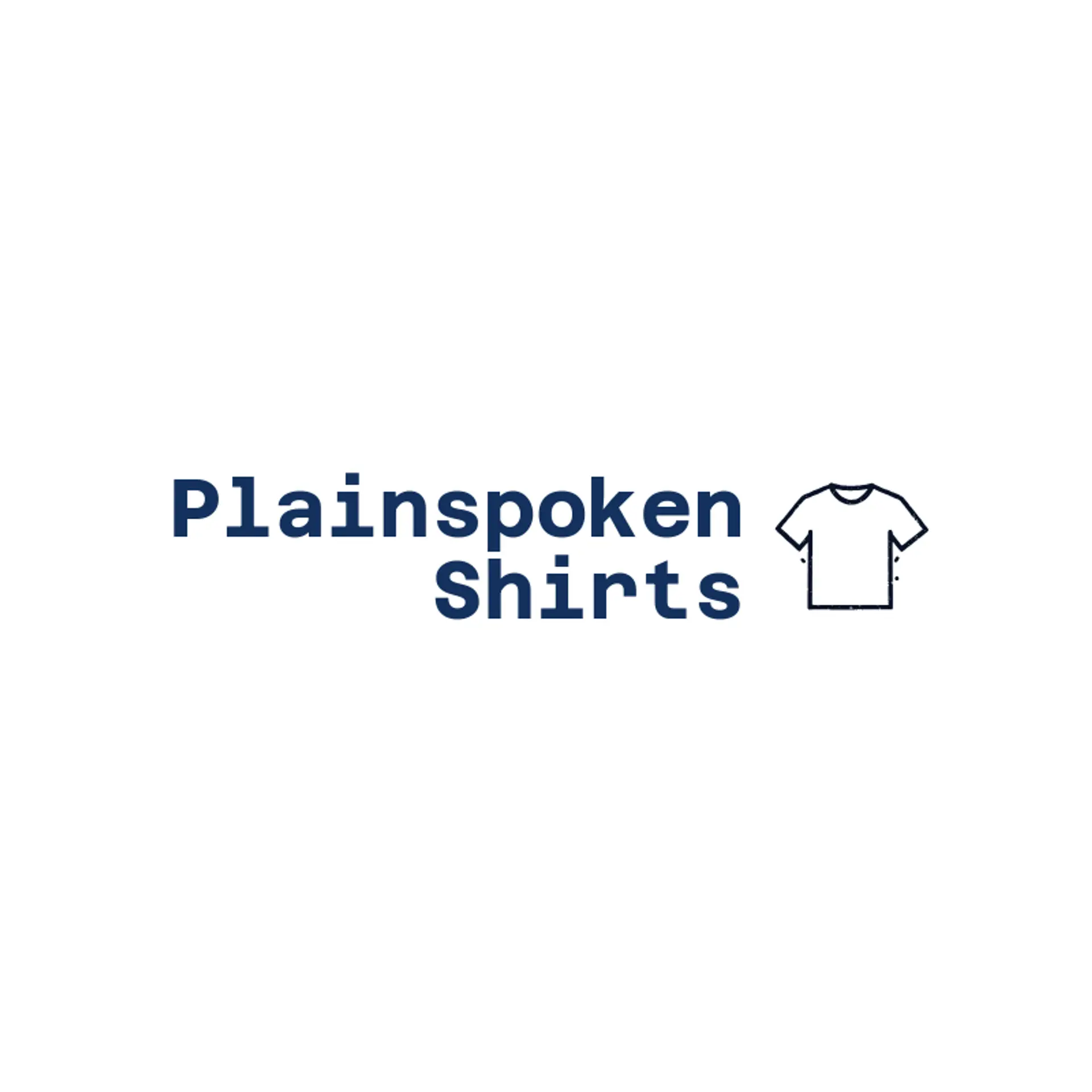 Plainspoken Shirts logo for shirt
