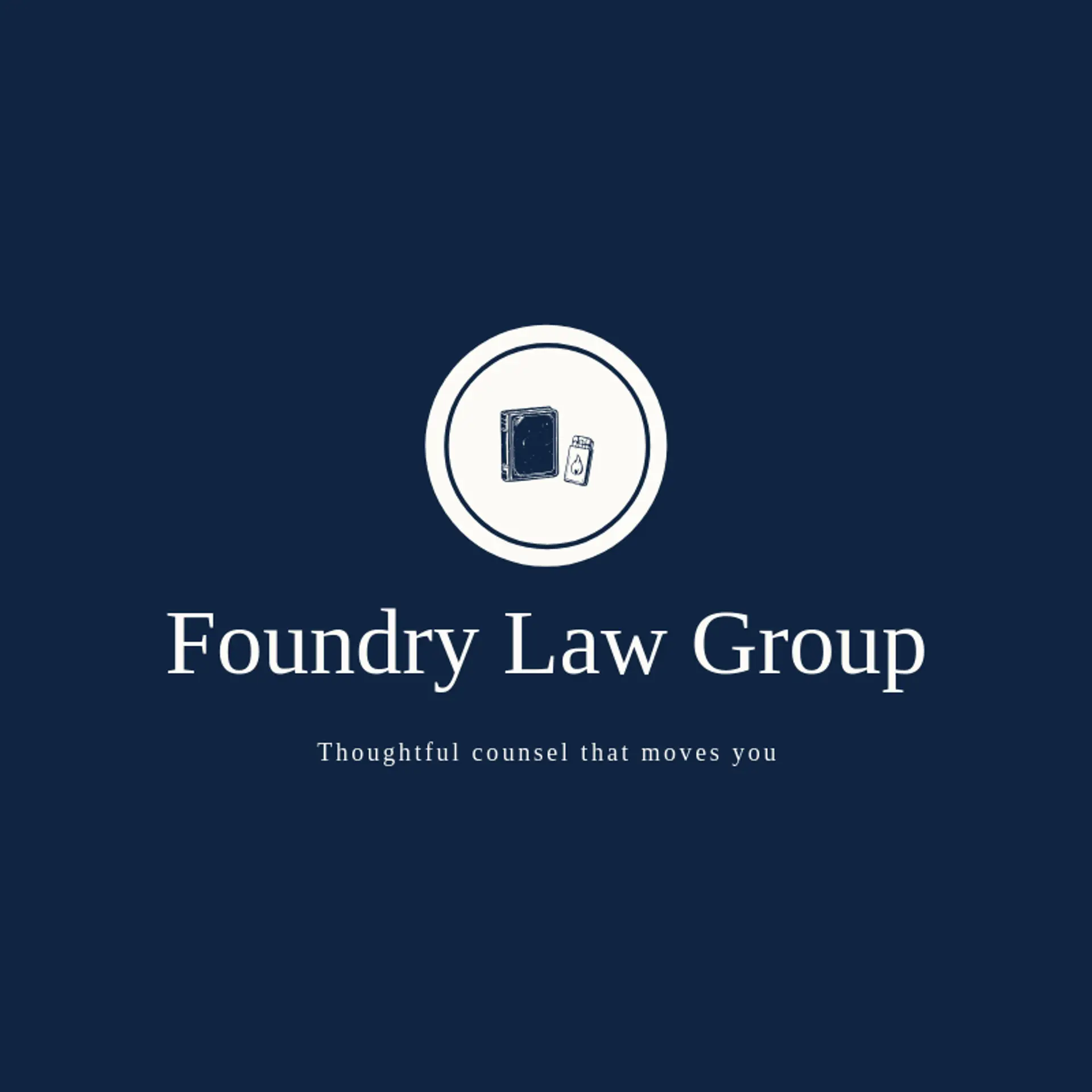 Foundry Law Group logo for legal services