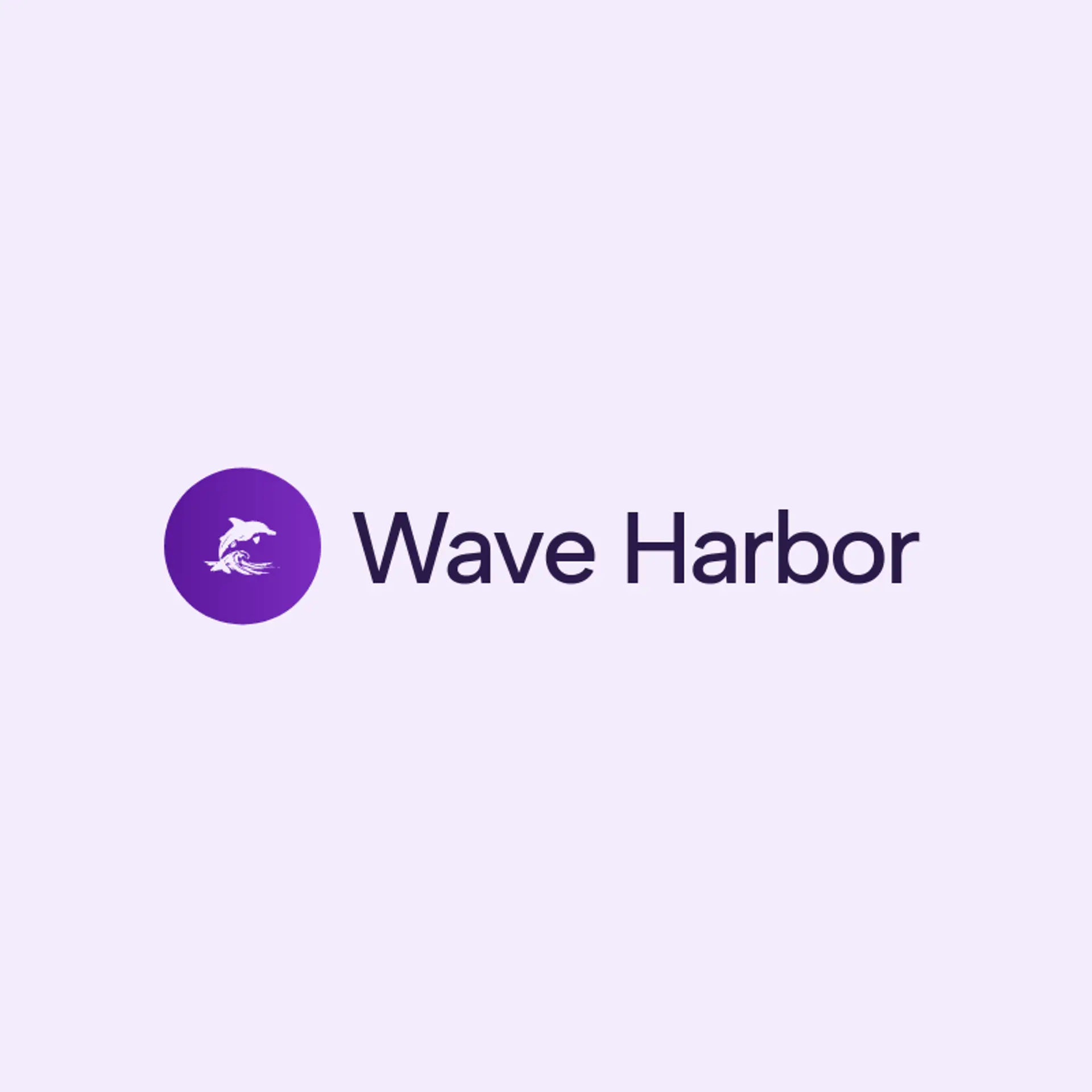 Wave Harbor logo for dolphin