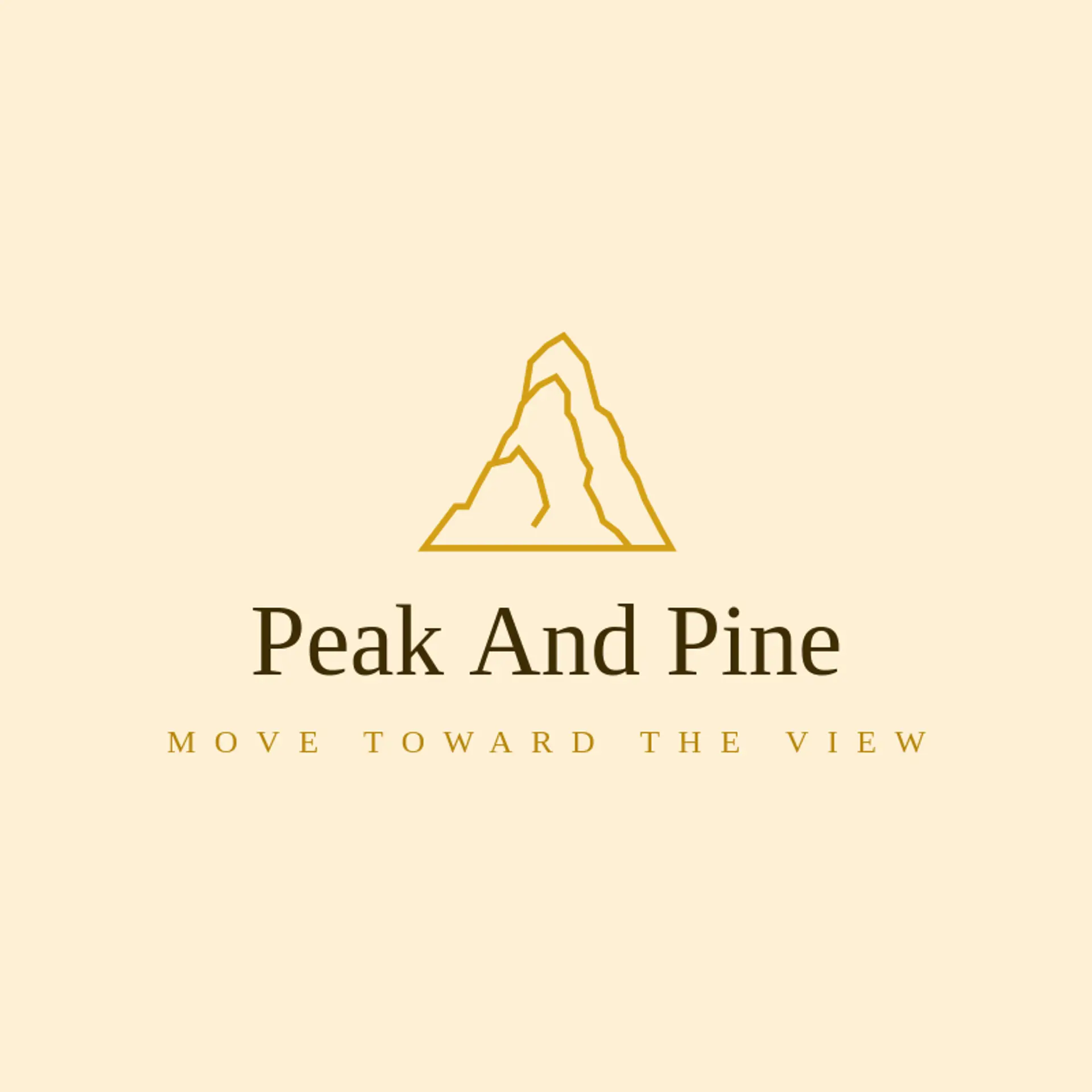 Peak and Pine logo for peak
