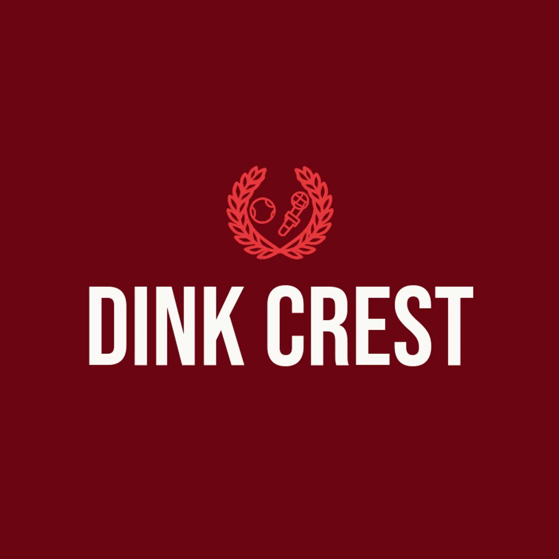 Dink Crest logo for pickleball