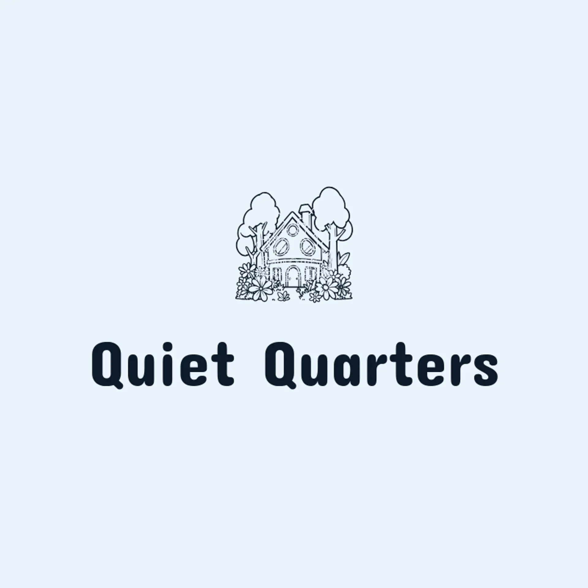 Quiet Quarters logo for house