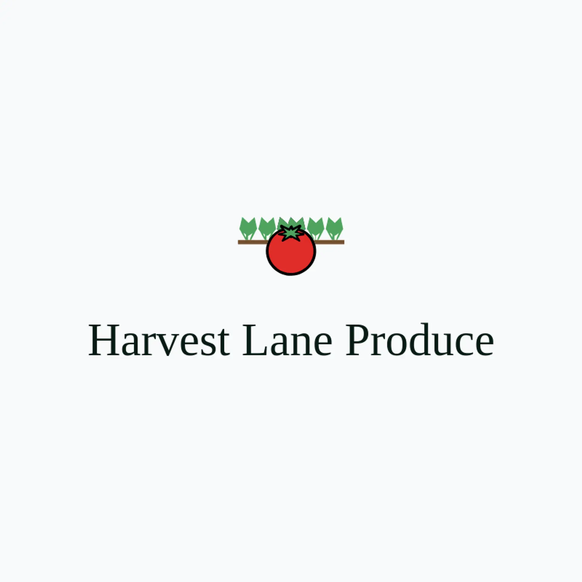 Harvest Lane Produce logo for tomato