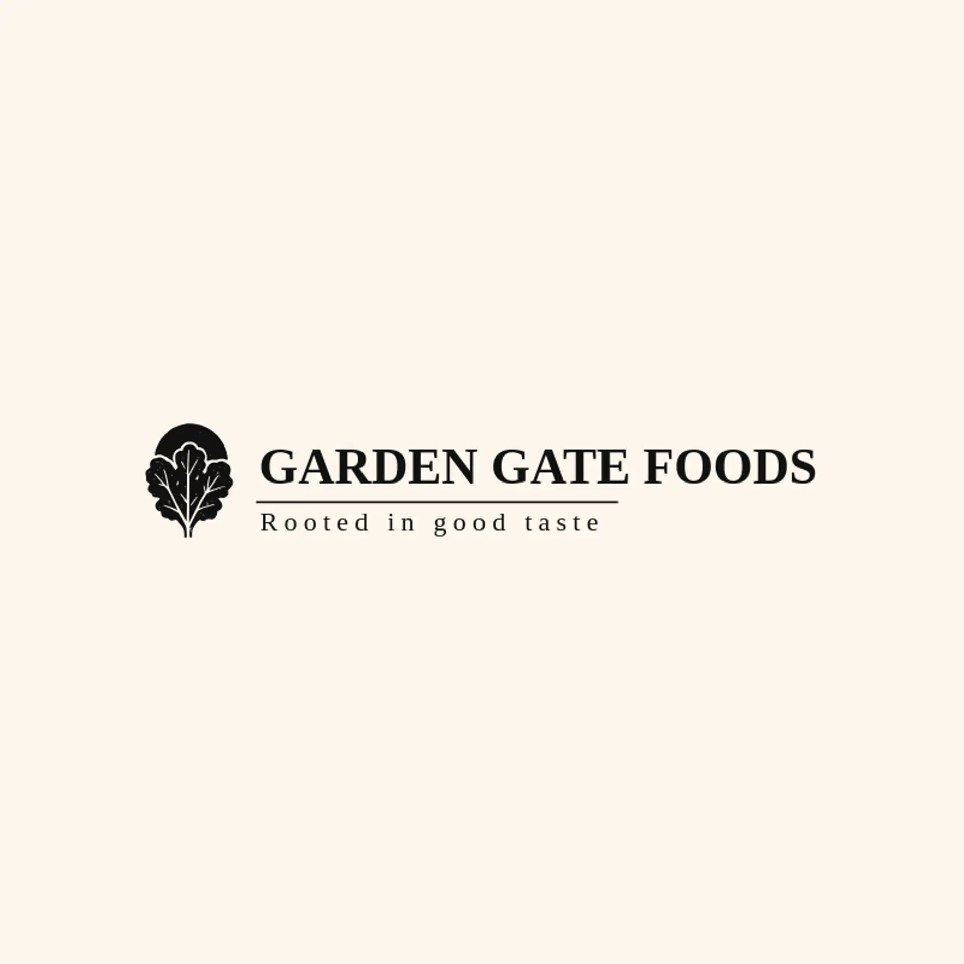 Garden Gate Foods logo for vegetarian