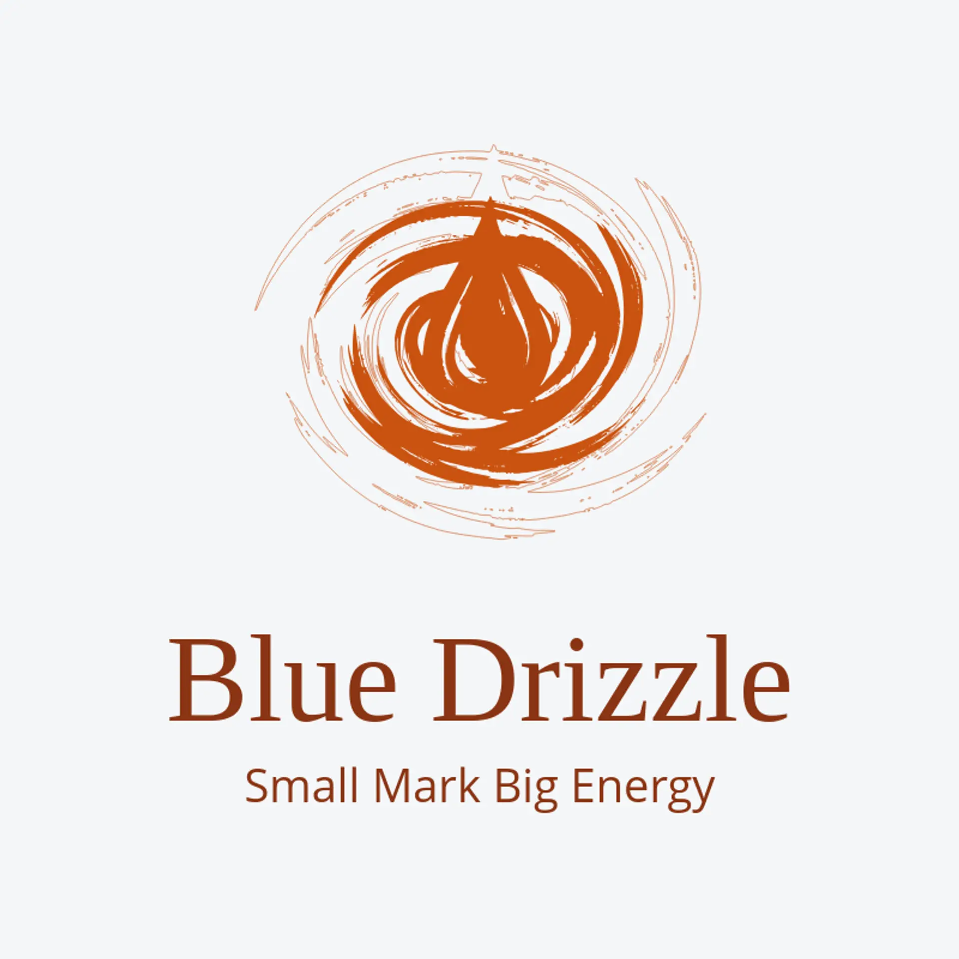 Blue Drizzle logo for tornado