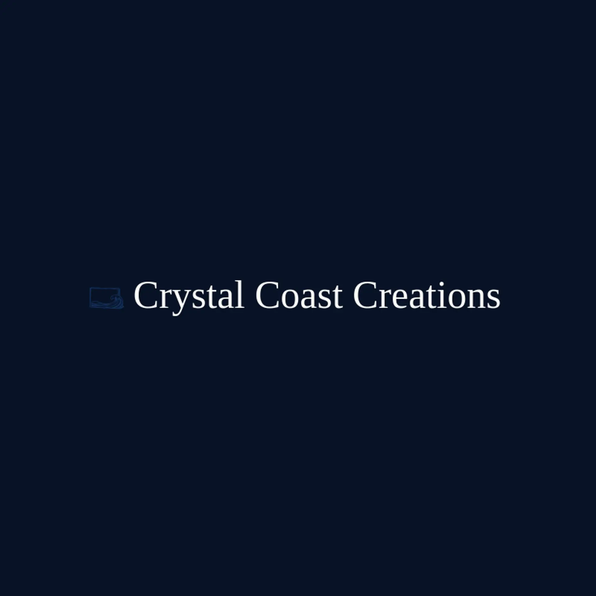 Crystal Coast Creations logo for acrylic