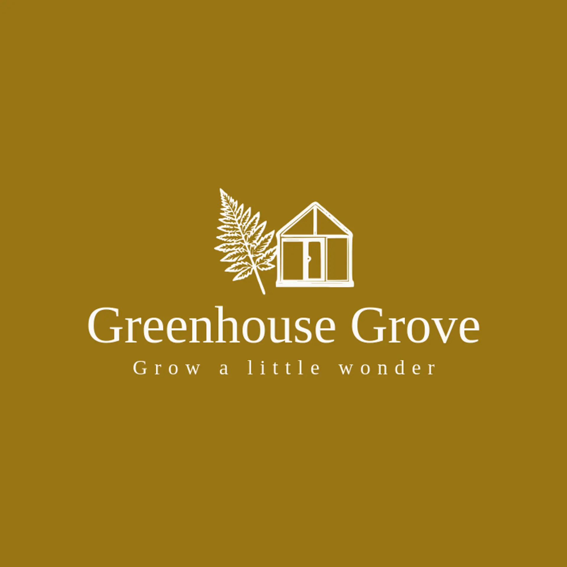 Greenhouse Grove logo for fern