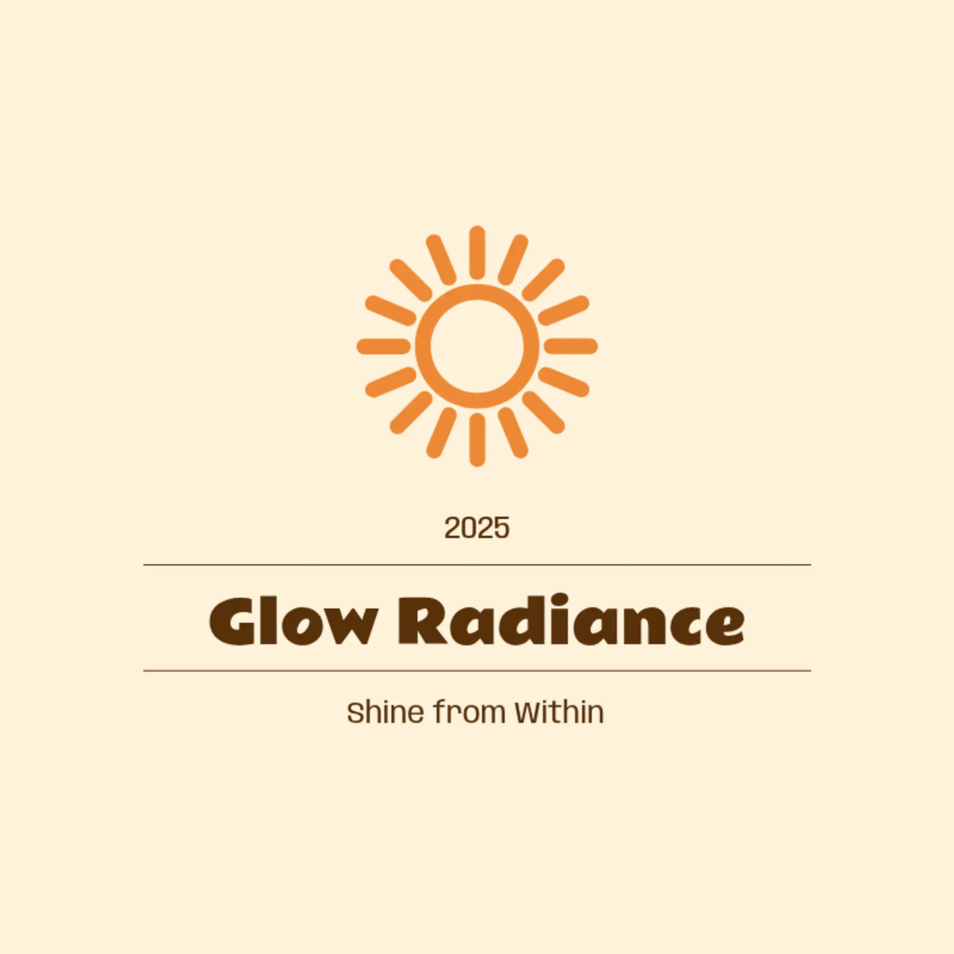Glow Radiance logo for tanning salon