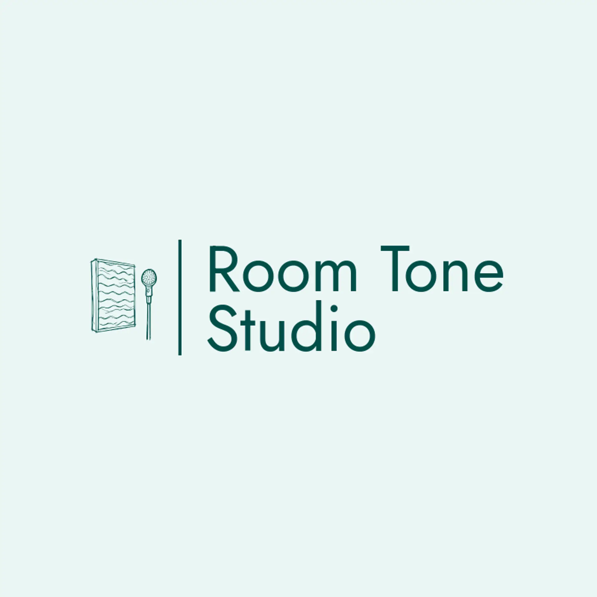 Room Tone Studio logo for microphone
