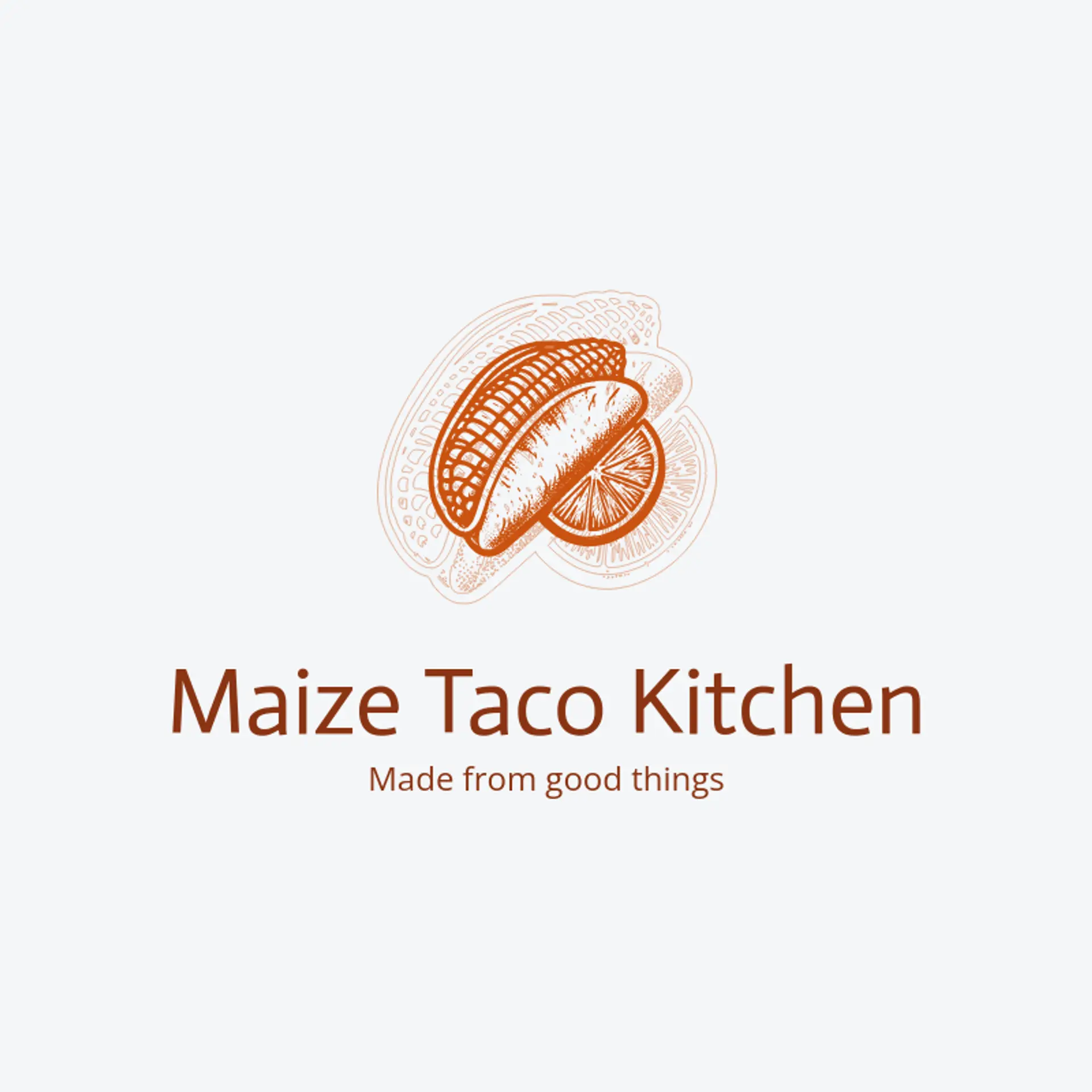 Maize Taco Kitchen logo for taco