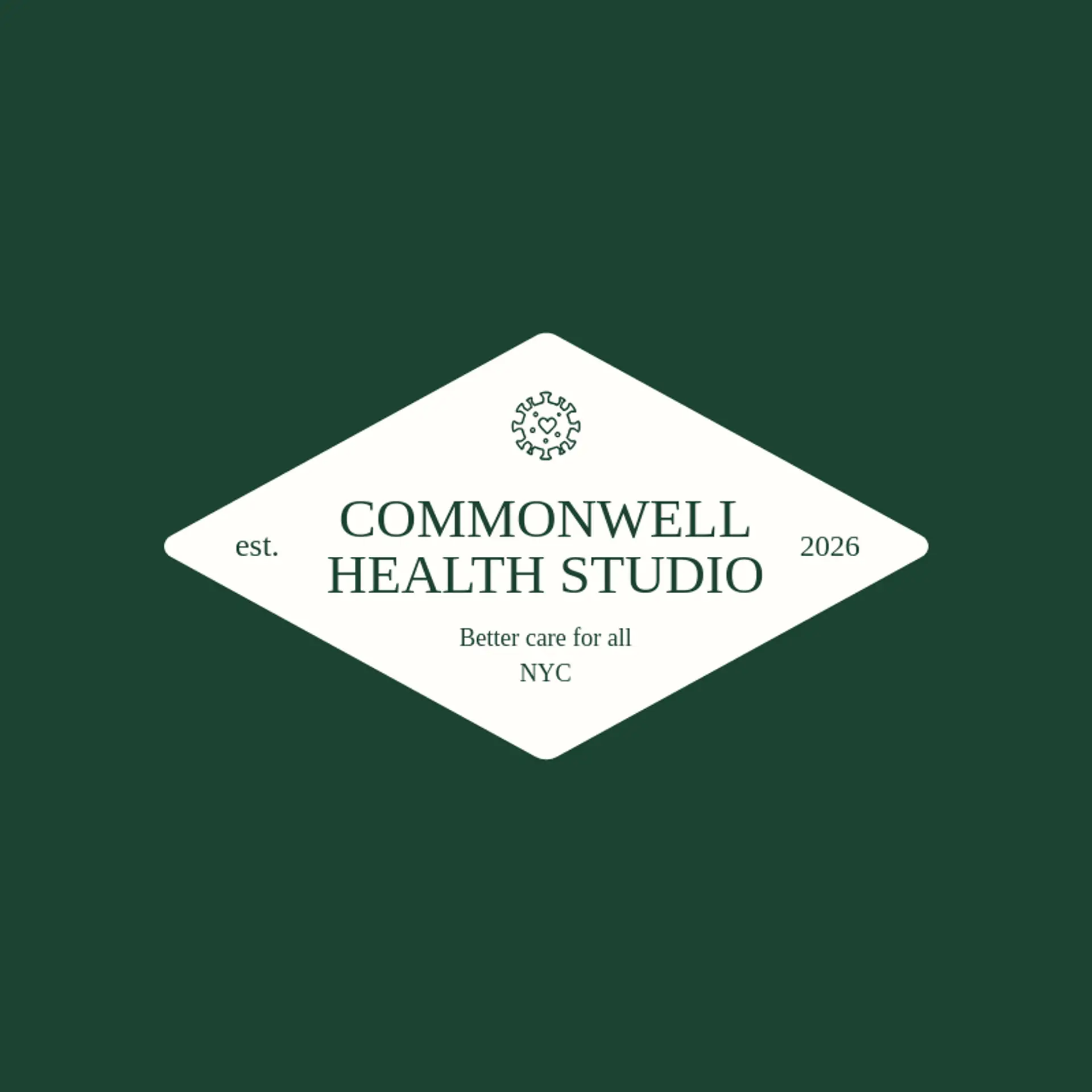 Commonwell Health Studio logo for covid