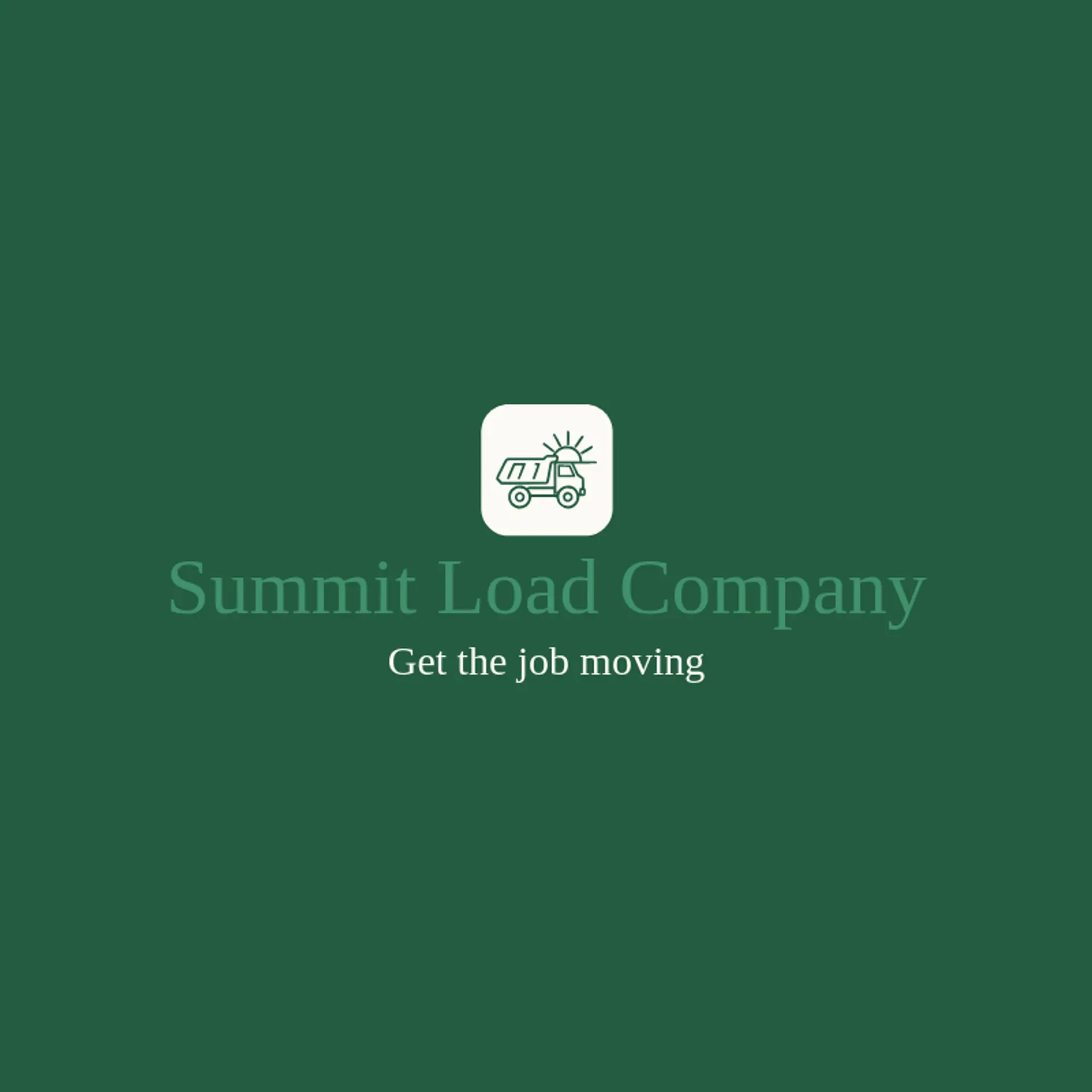 Summit Load Company logo for dump truck