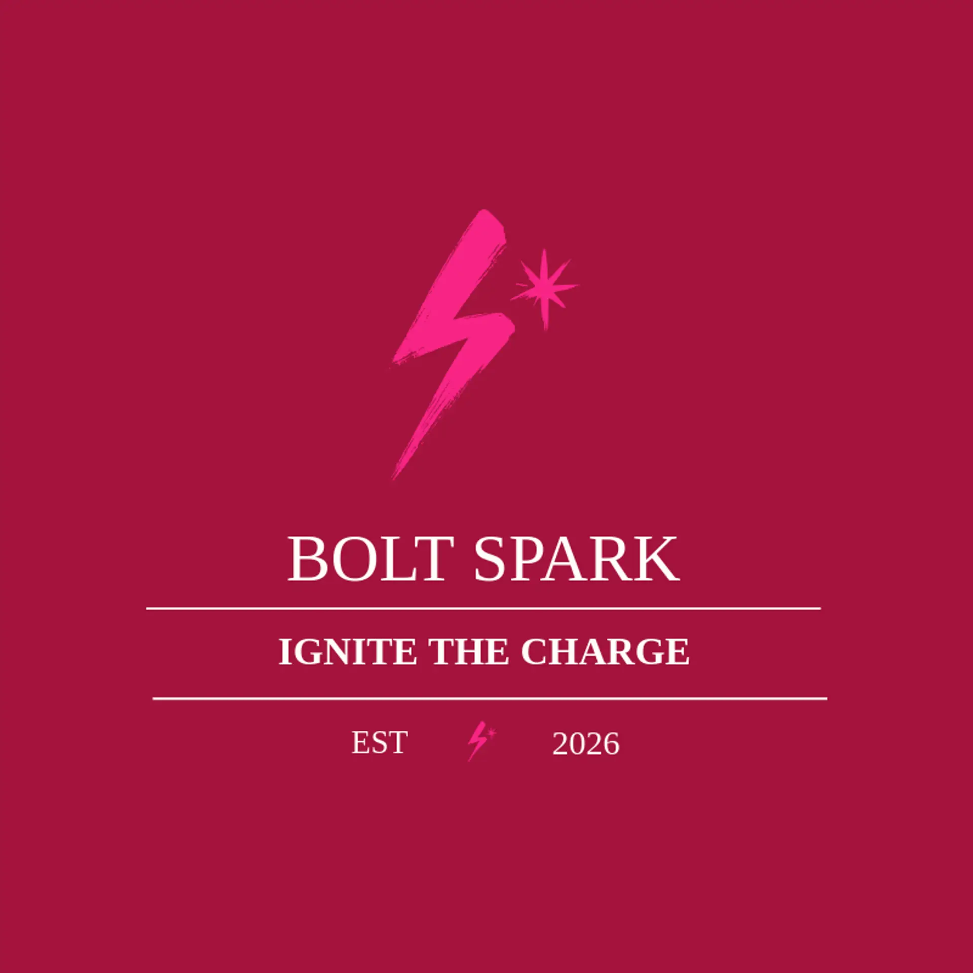 Bolt Spark logo for lightning bolt