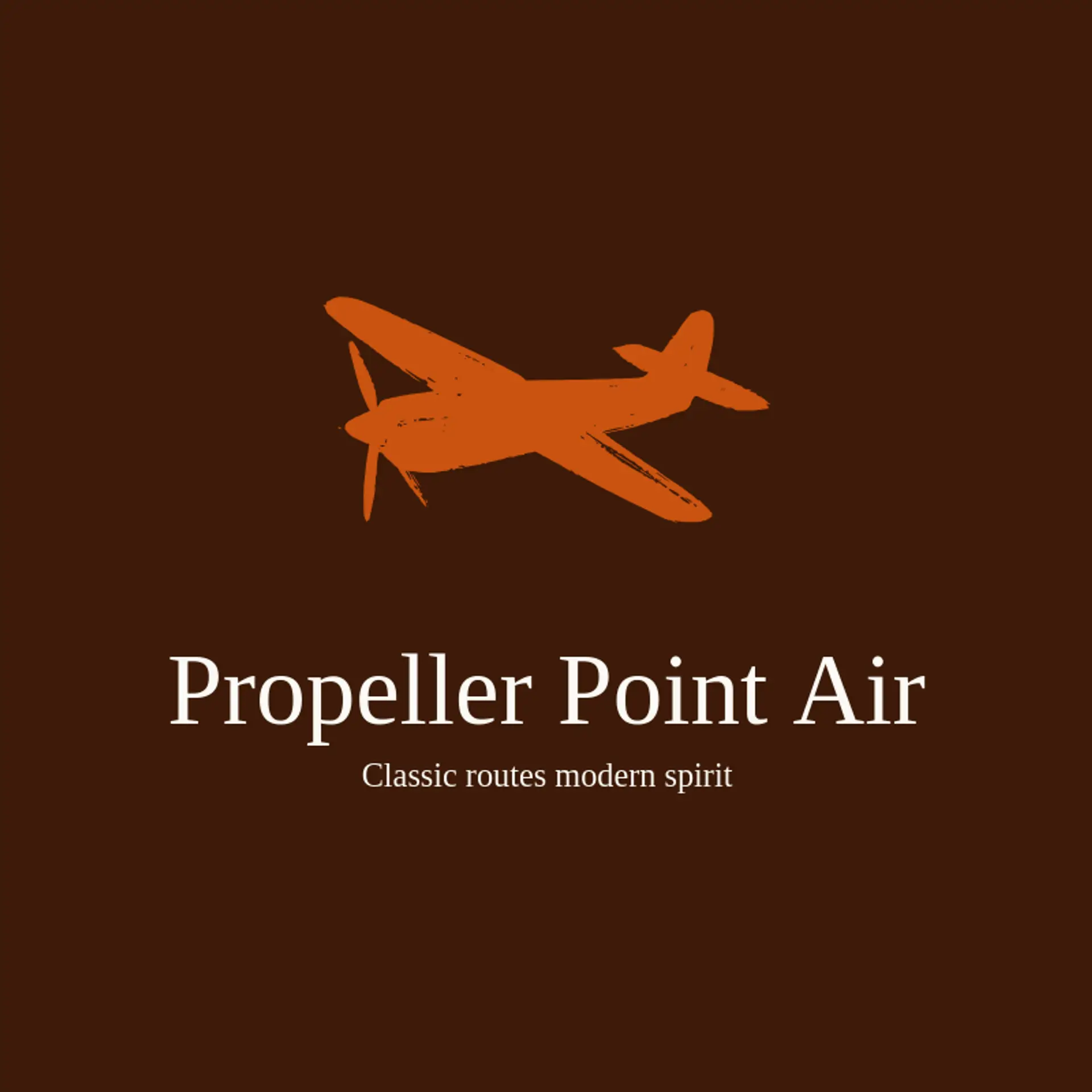 Propeller Point Air logo for plane