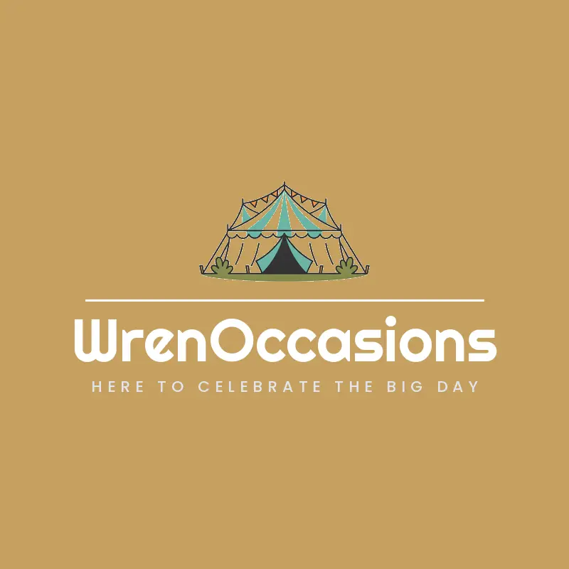 Event marquee outdoor wedding venue logo